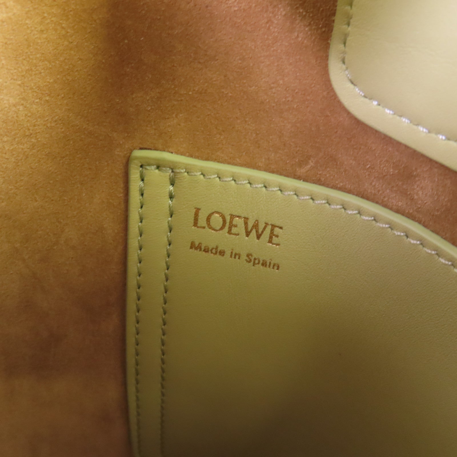 LOEWE 牛皮皮革Pebble Bucket Mini金扣手挽肩背兩用袋