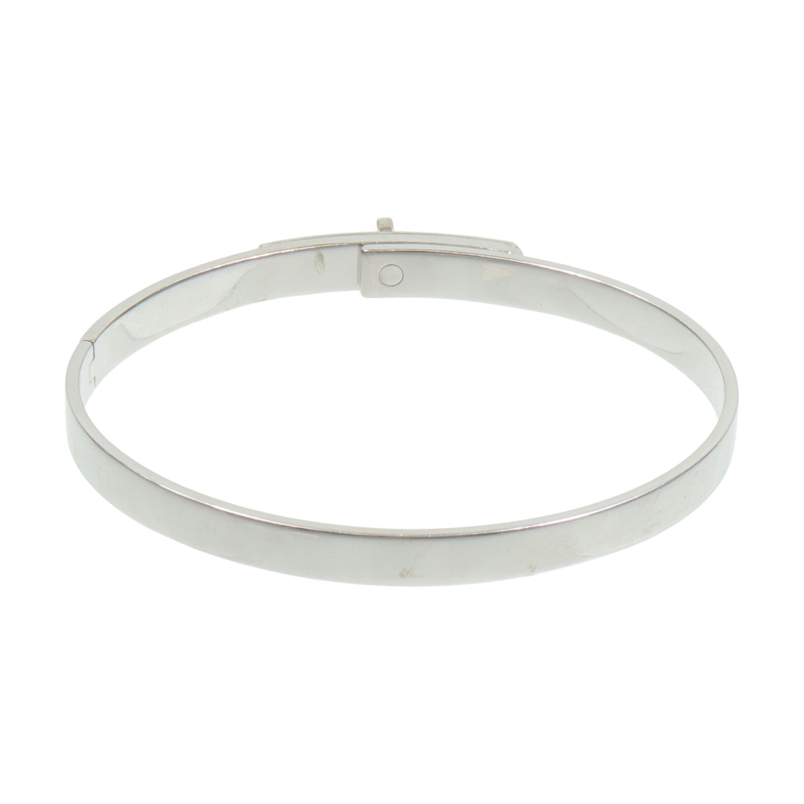HERMES 18K白金Kelly Bracelet鑽石手鐲