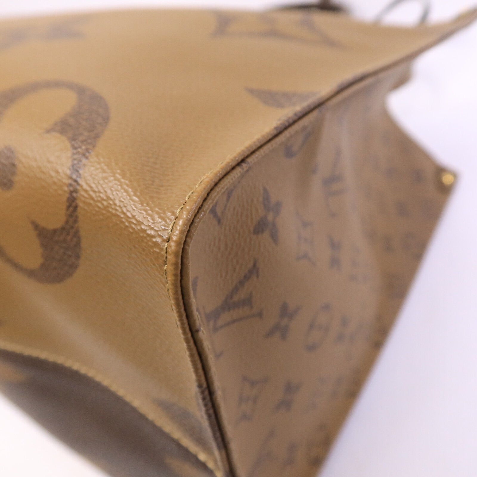 LOUIS VUITTON Monogram Giant OnTheGo GM金扣手挽肩背兩用袋