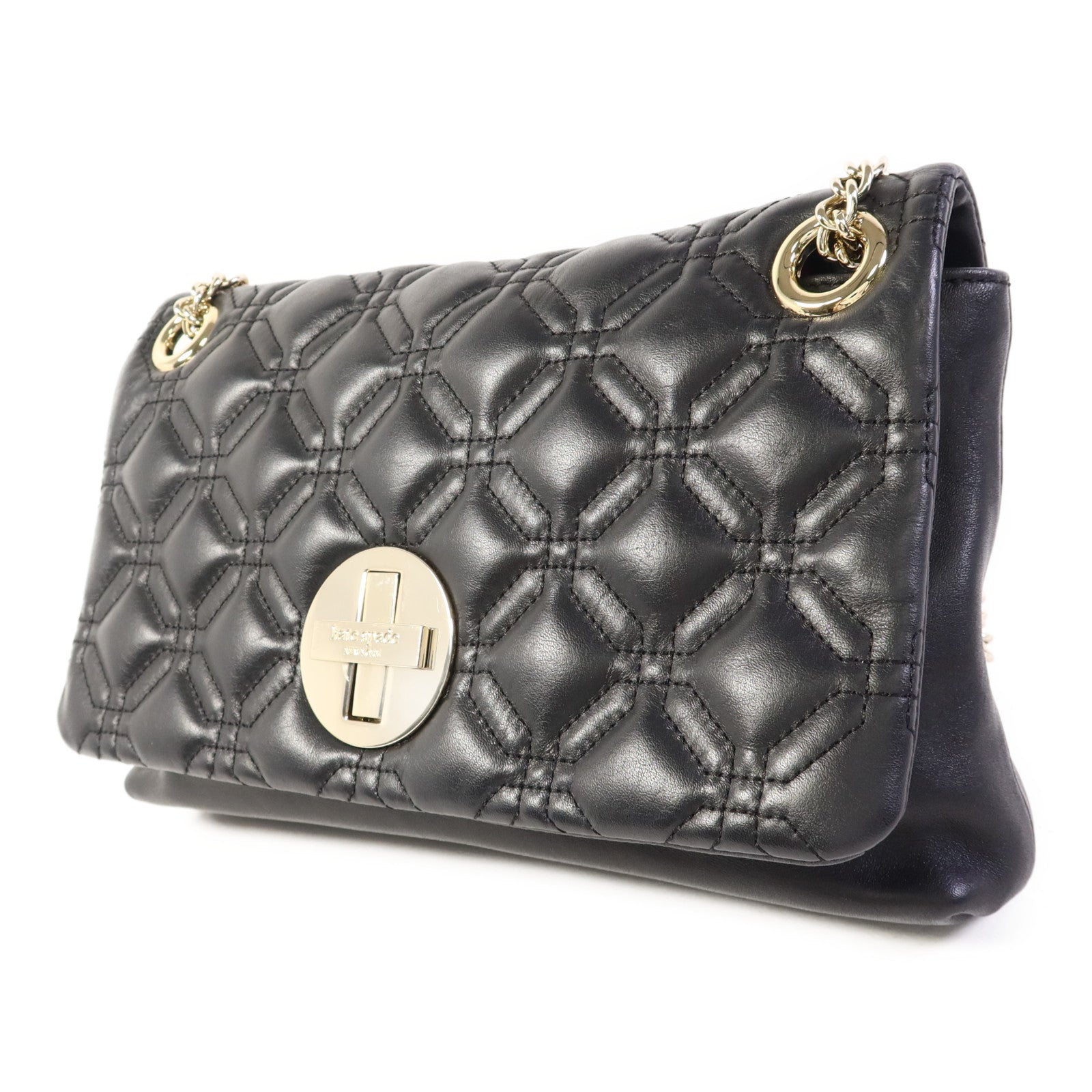 Kate Spade 牛皮皮革Chain Shoulder Bag鏈帶肩背袋