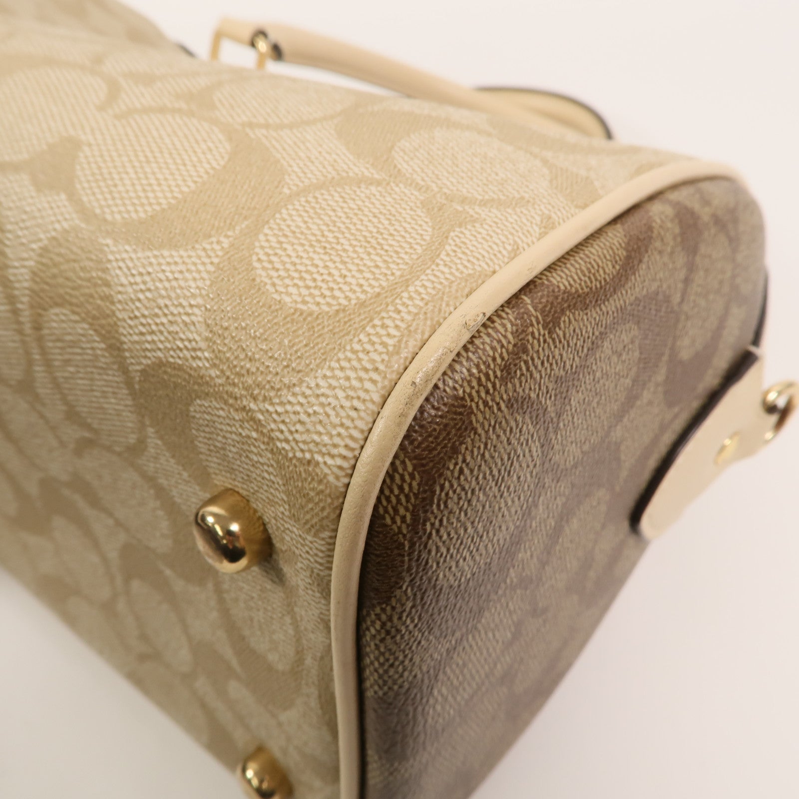 COACH 牛皮皮革2 Way Shoulder Bag手挽肩背兩用袋