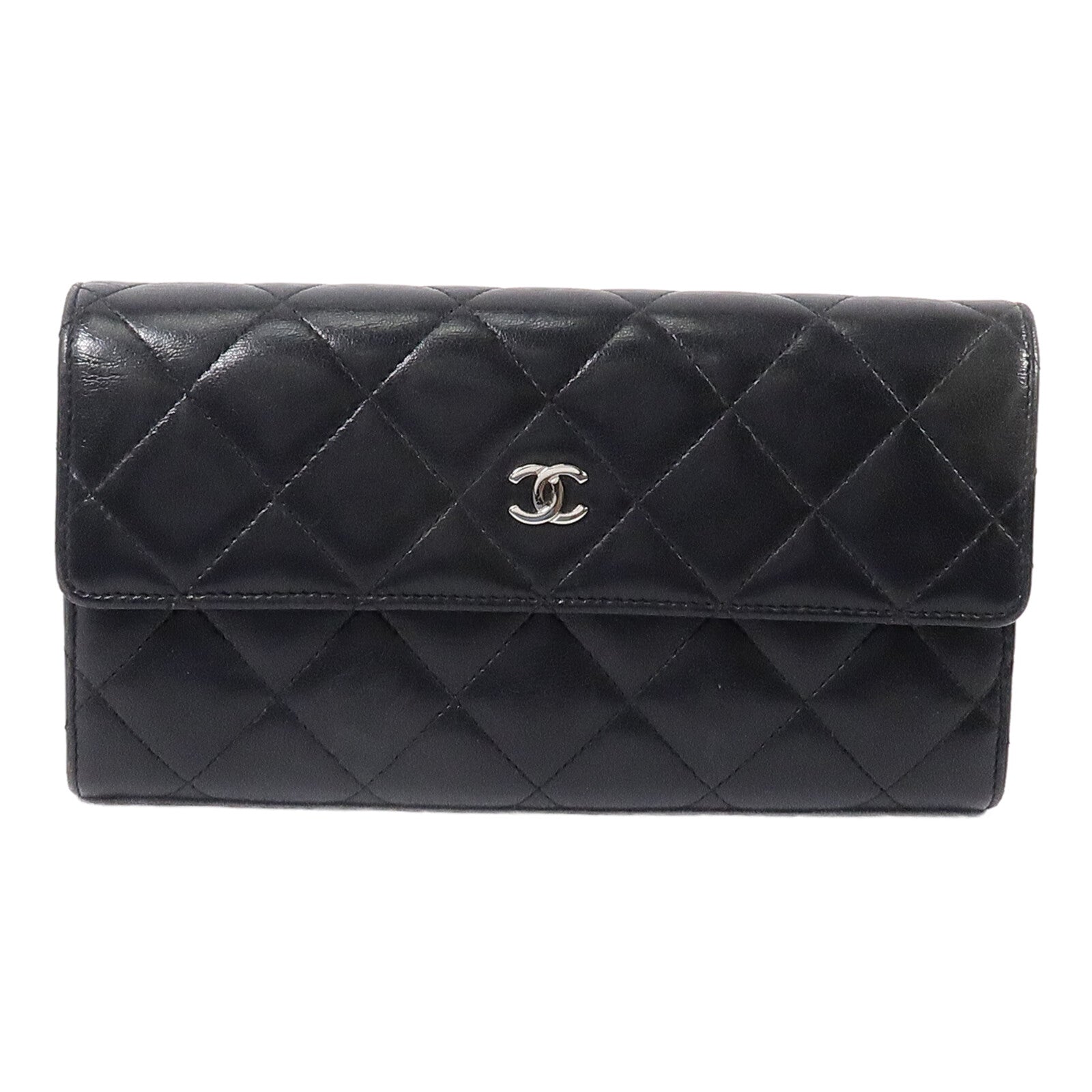 CHANEL 羊皮皮革Classic Flap長錢包