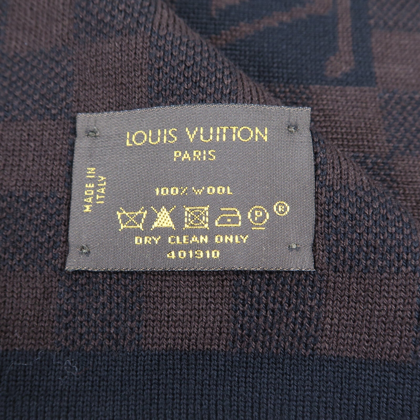 LOUIS VUITTON 羊絨Cashmere Muffler圍巾