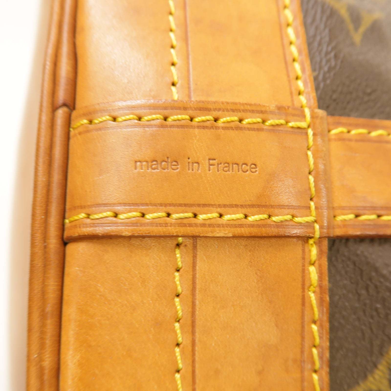 LOUIS VUITTON Monogram Noe金扣肩背袋棕色