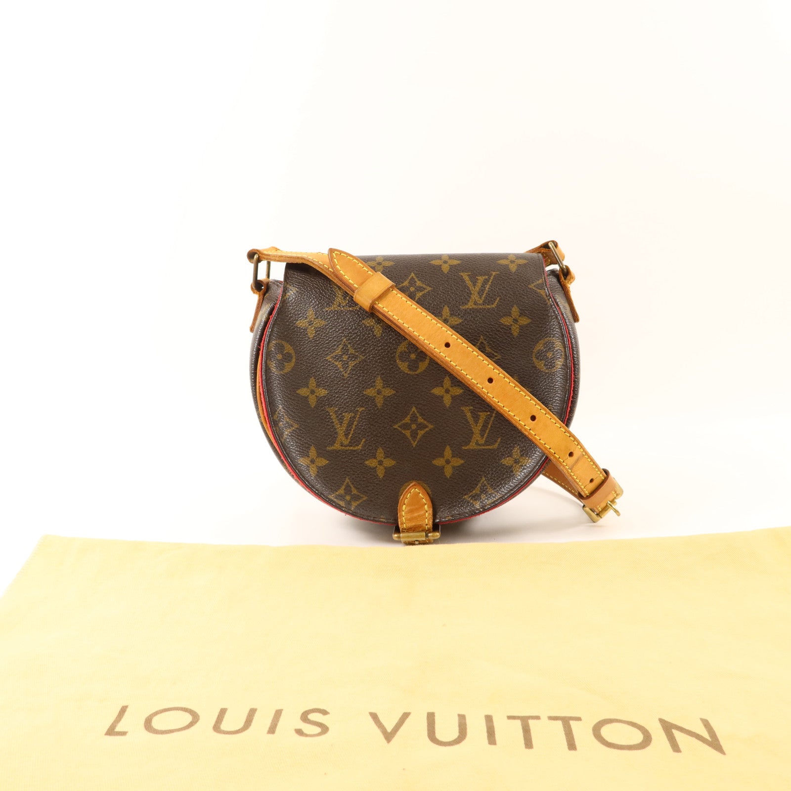 LOUIS VUITTON Monogram Tambourine金扣肩背袋