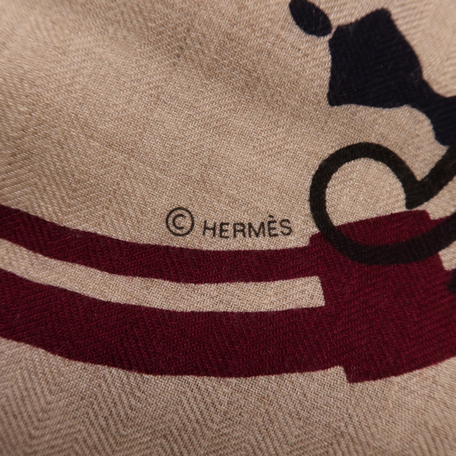 HERMES 羊絨/絲質Scarf圍巾