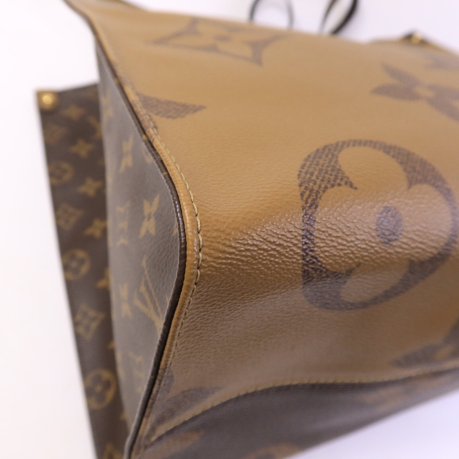 LOUIS VUITTON Monogram Giant OnTheGo GM金扣手挽肩背兩用袋
