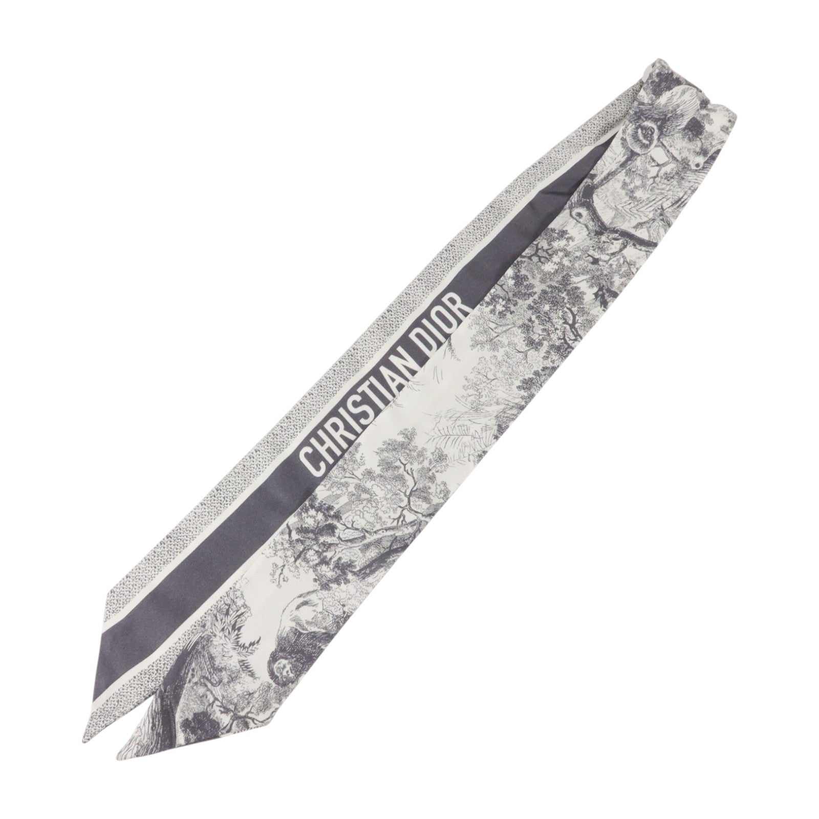 Dior 絲質Toile de Jouy Sauvage Mitzah Scarf絲巾