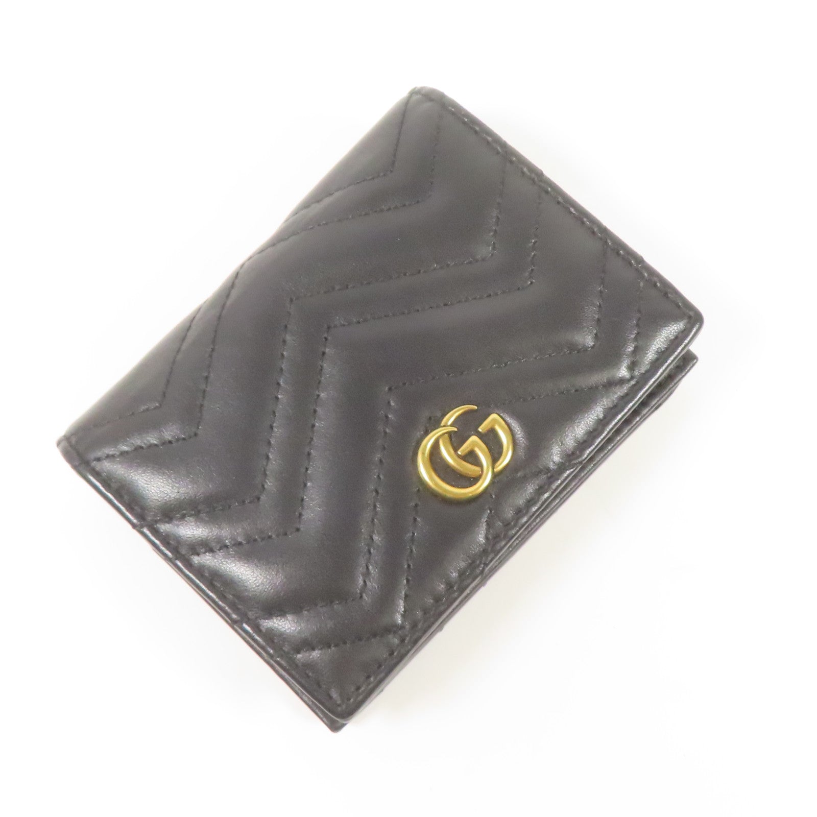 GUCCI 牛皮皮革Wallet金扣錢包