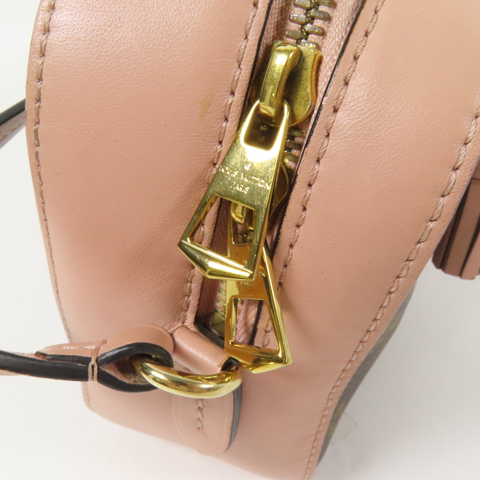 LOUIS VUITTON Monogram Saintonge金扣手挽肩背兩用袋