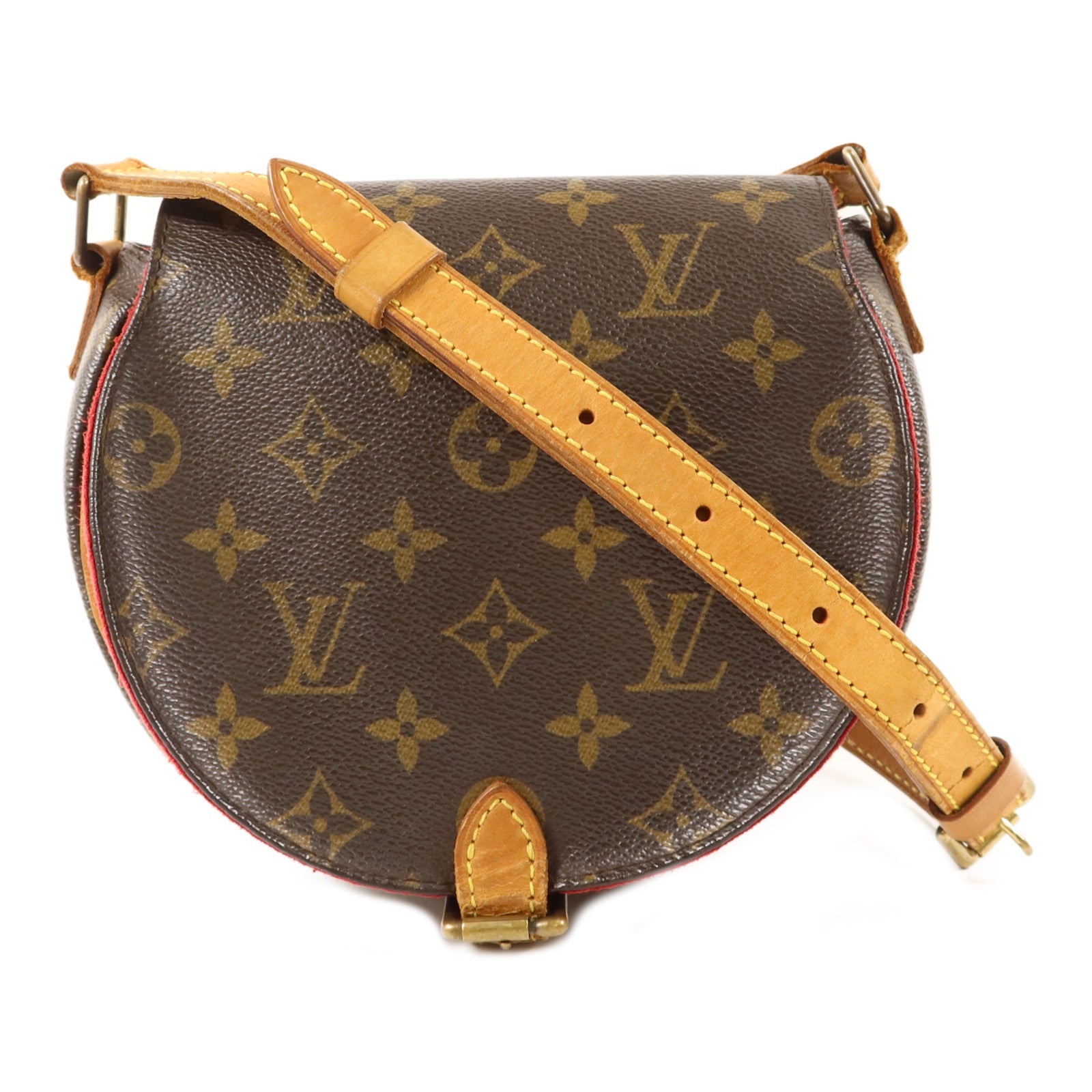 LOUIS VUITTON Monogram Tambourine金扣肩背袋