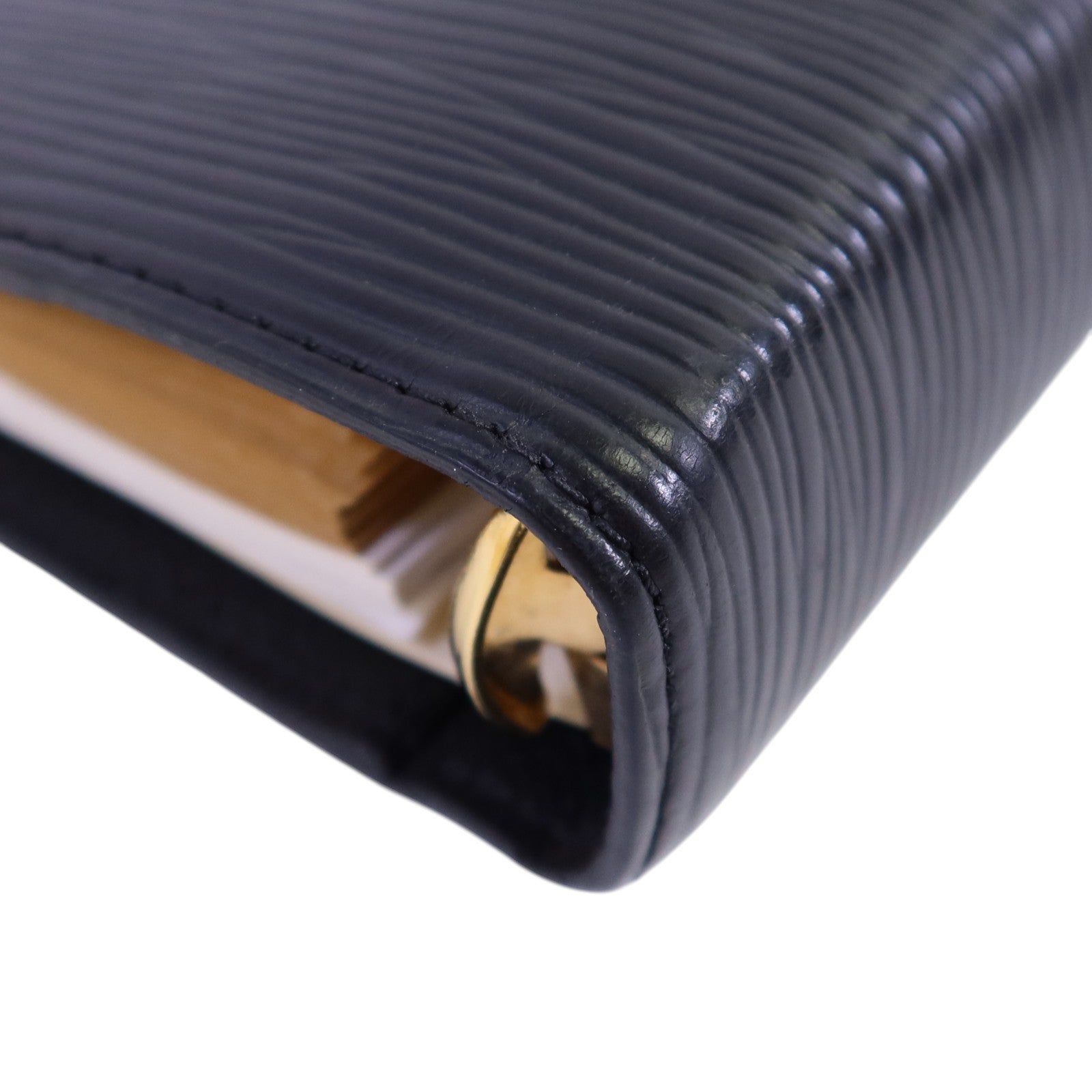 LOUIS VUITTON Epi Agenda MM Notebook金扣筆記本