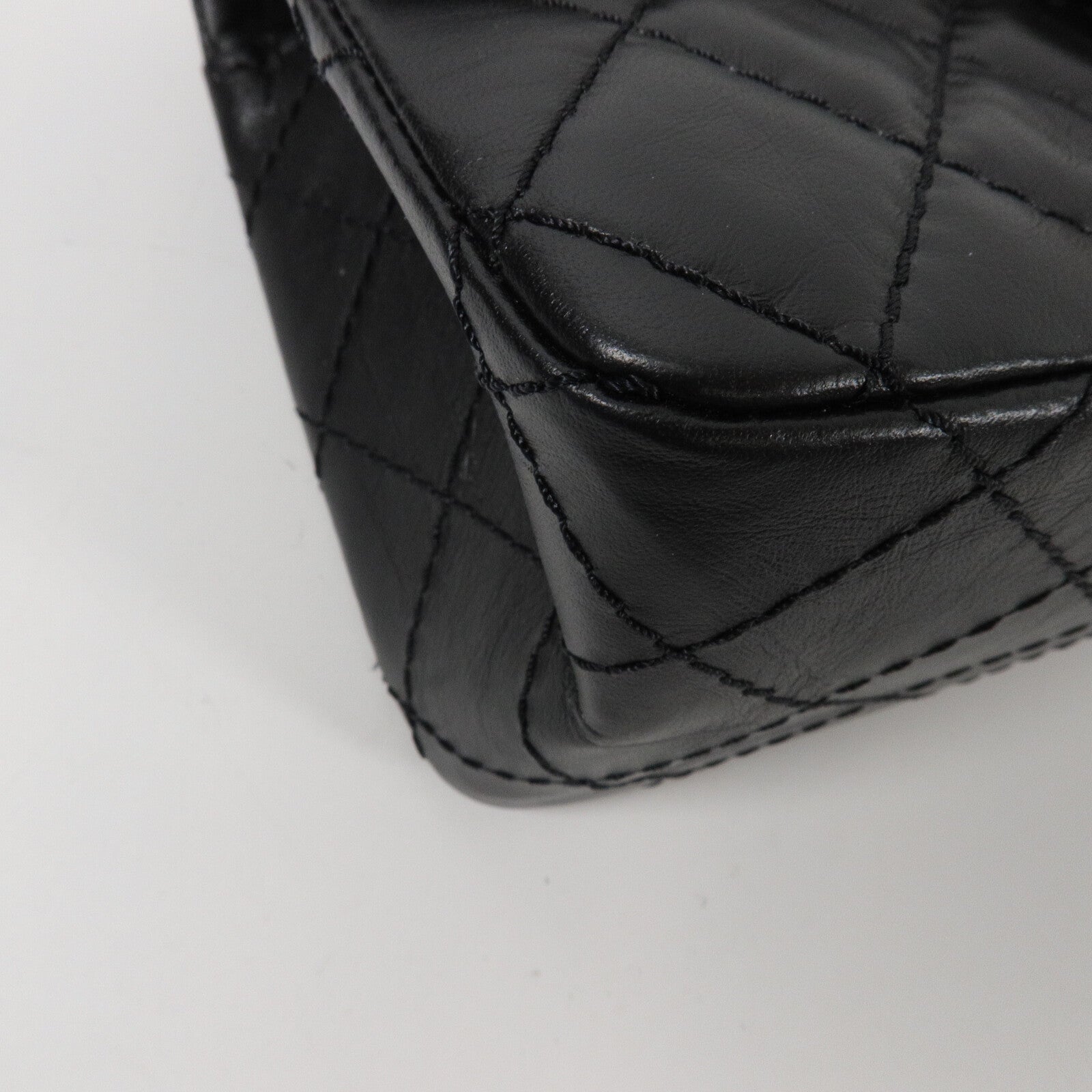 CHANEL 牛皮皮革Mini 2.55鏈帶肩背袋