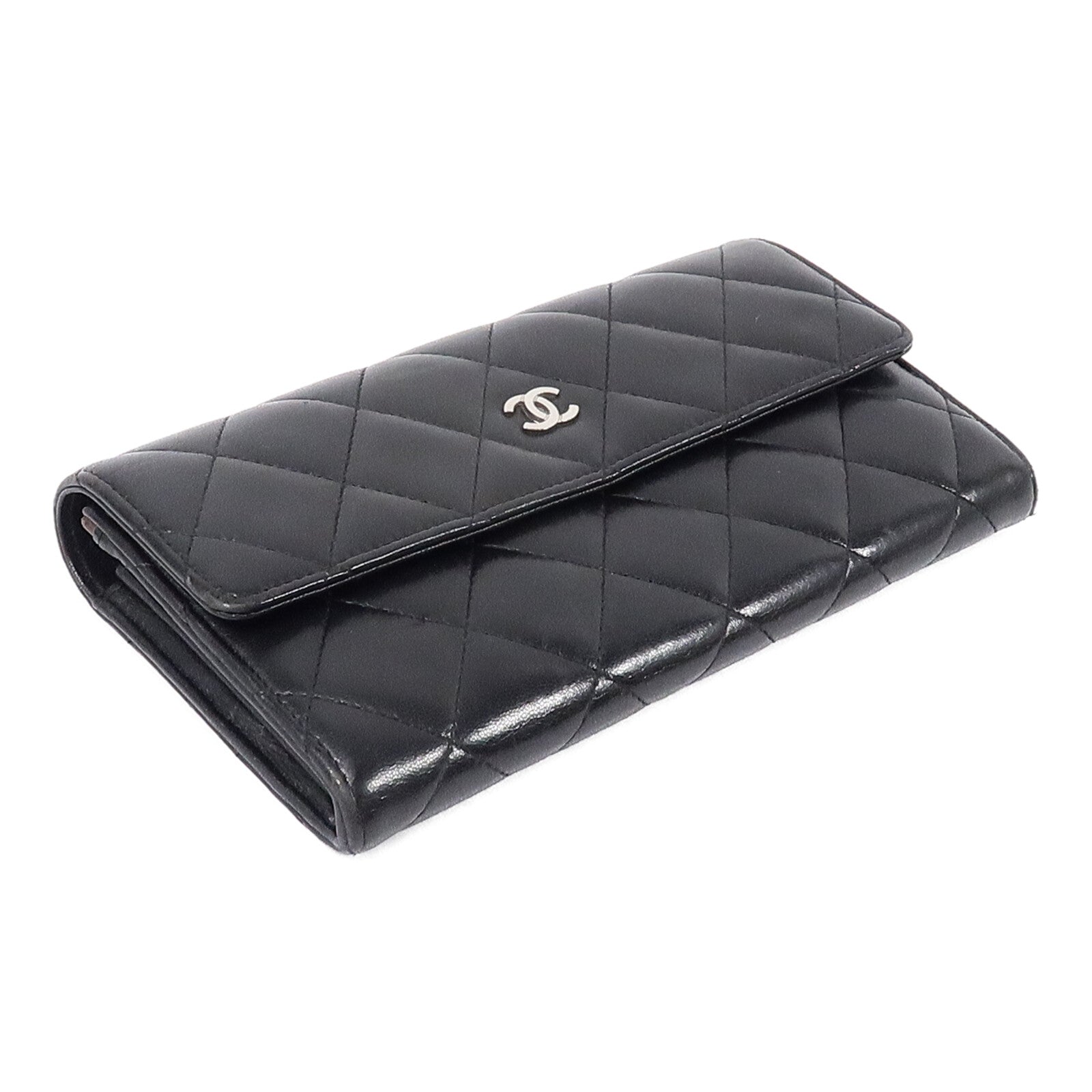 CHANEL 羊皮皮革Classic Flap長錢包