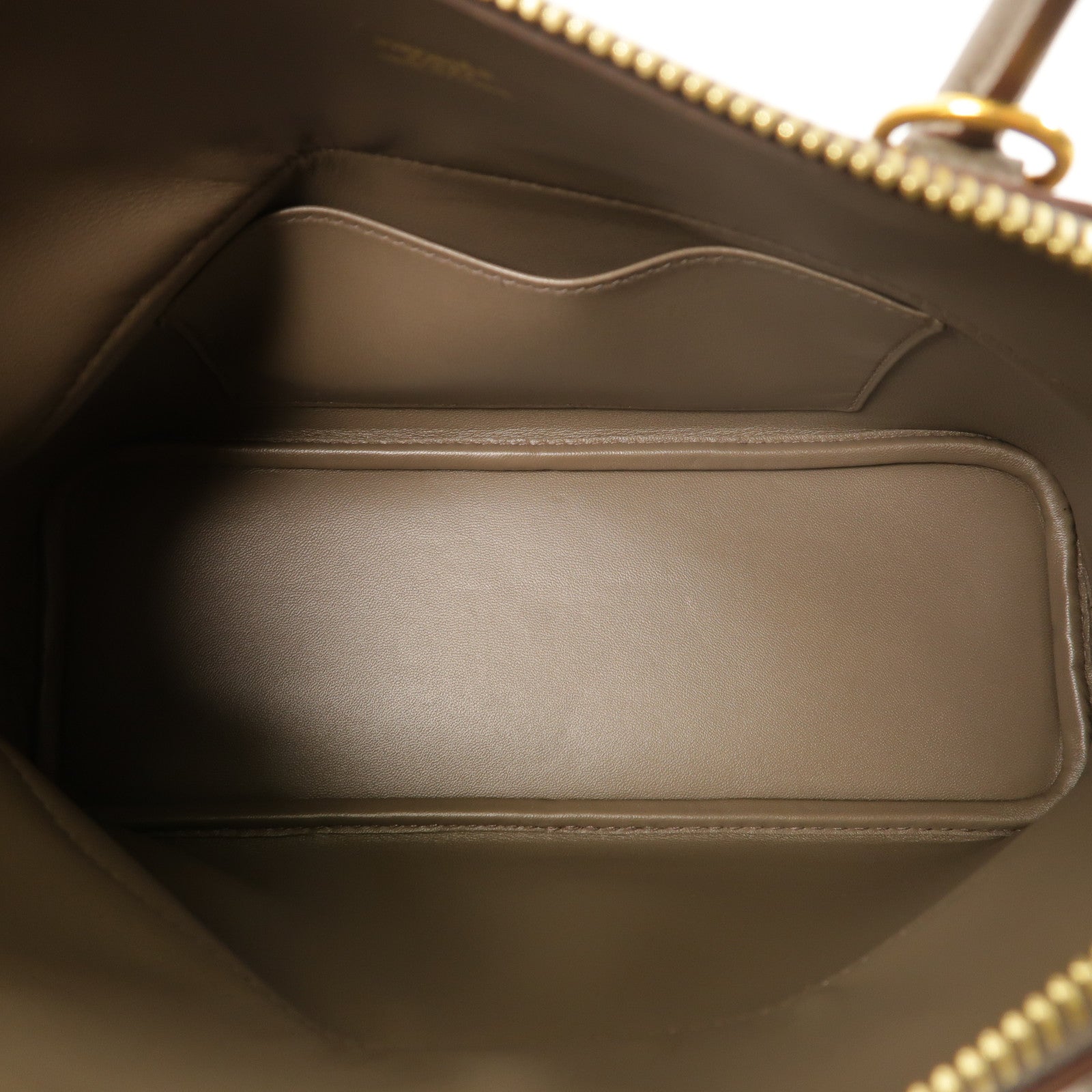 HERMES Epsom皮革Bolide 27金扣手挽肩背兩用袋Etain