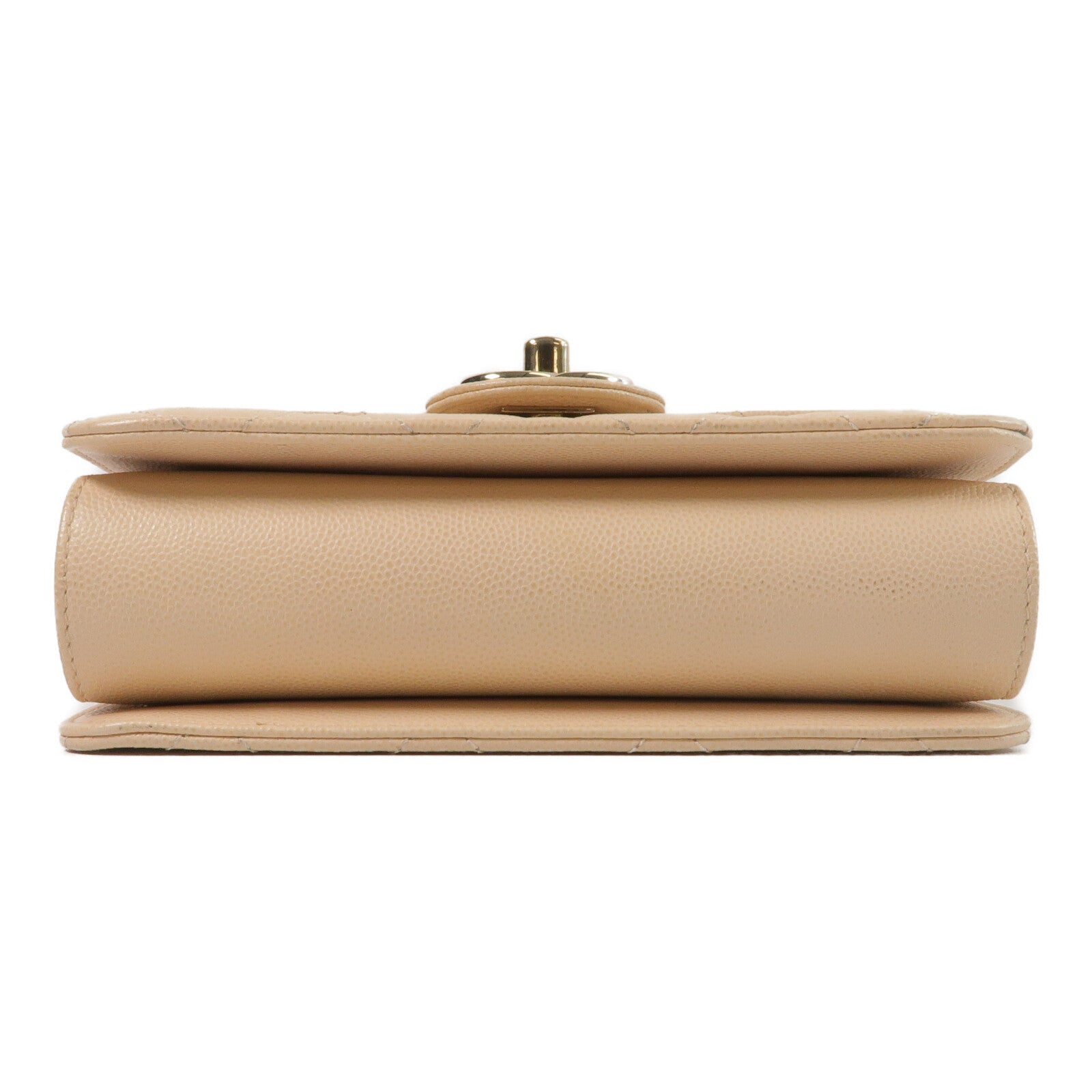 CHANEL 牛皮皮革Mini Flap Bag鏈帶肩背袋