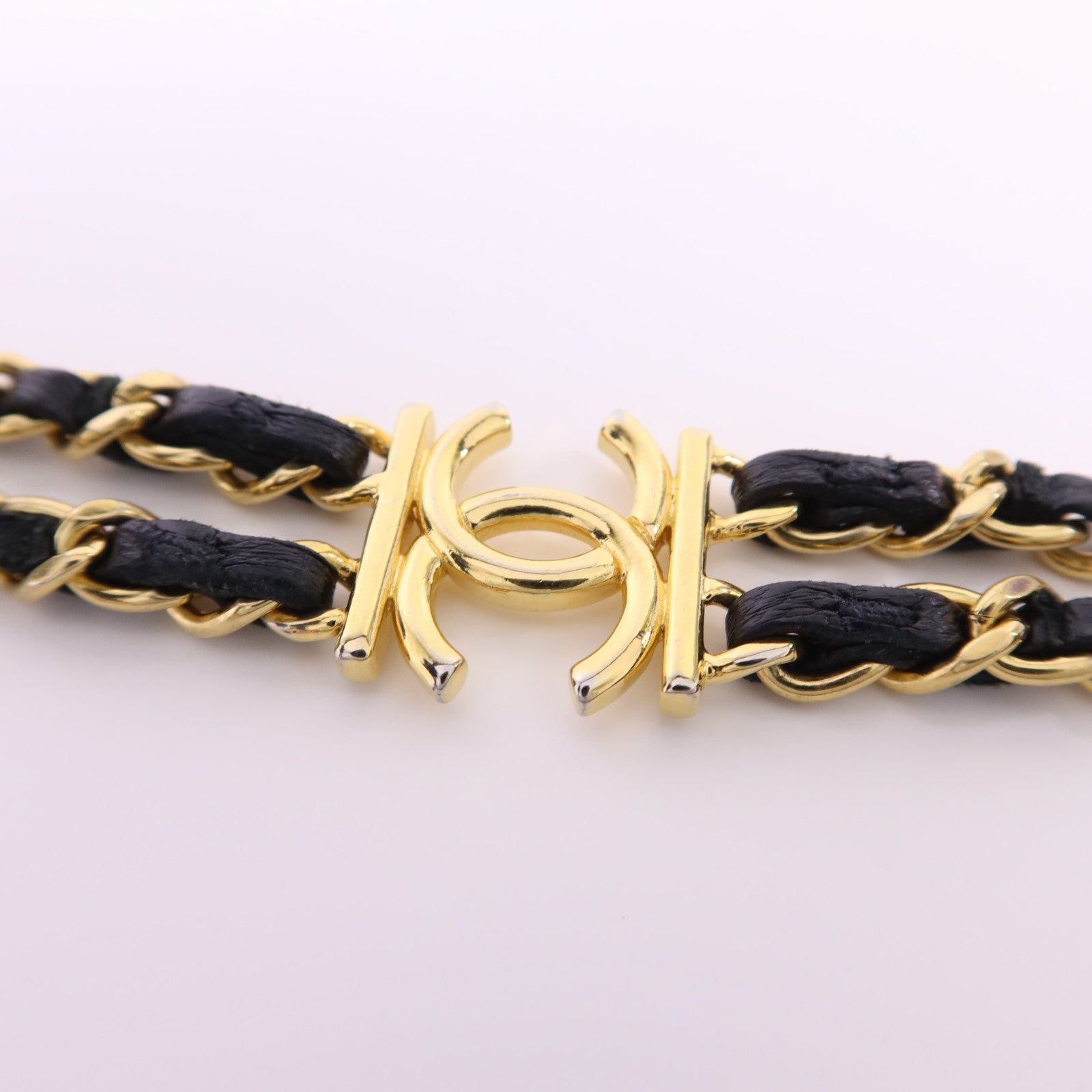 CHANEL 羊皮皮革Chain Shoulder Bag金扣鏈帶肩背袋