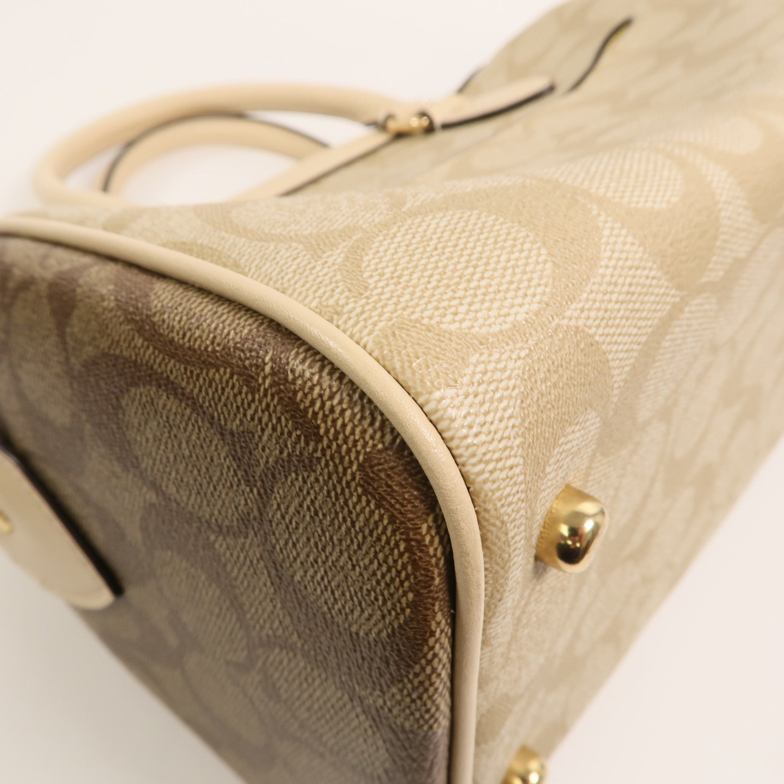 COACH 牛皮皮革2 Way Shoulder Bag手挽肩背兩用袋