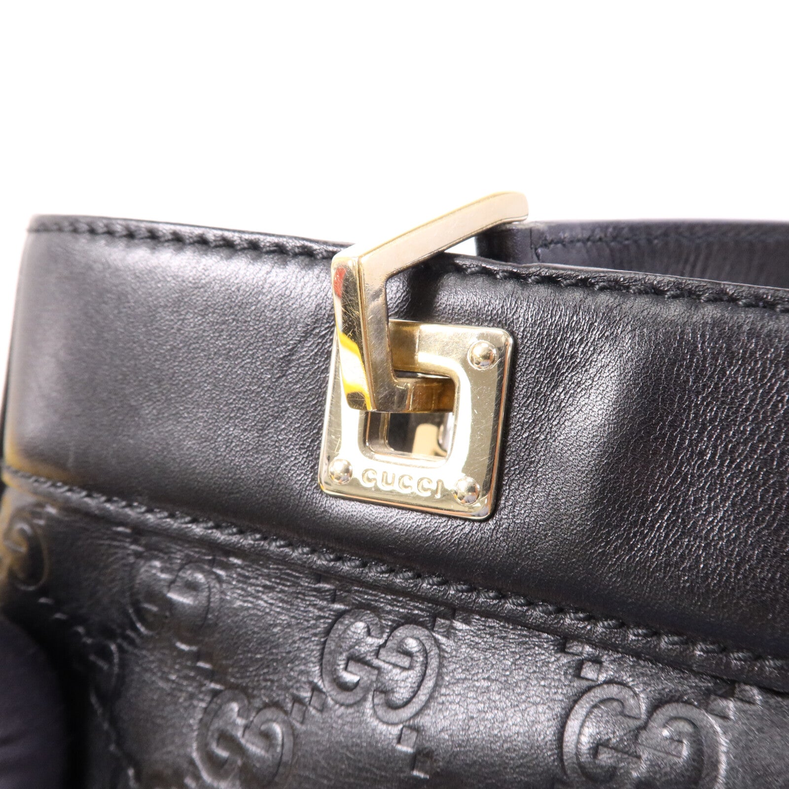 GUCCI 牛皮皮革Cuccissima Horsebit金扣肩背袋