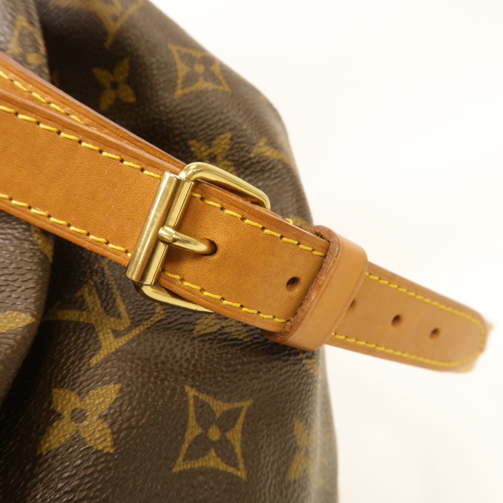 LOUIS VUITTON Monogram Noe金扣肩背袋棕色