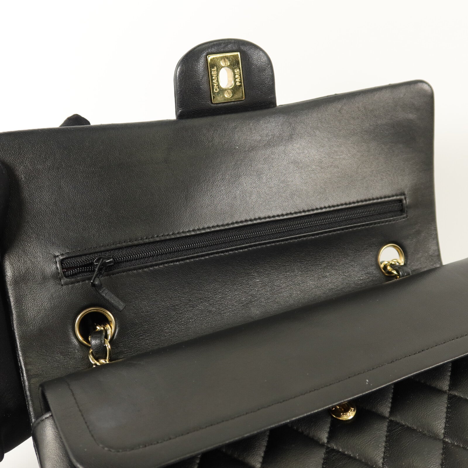 CHANEL 羊皮皮革Classic 25鏈帶肩背袋