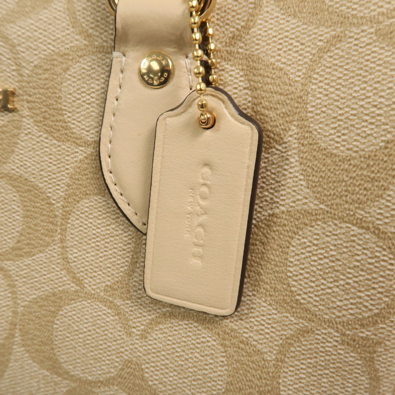 COACH 牛皮皮革2 Way Shoulder Bag手挽肩背兩用袋