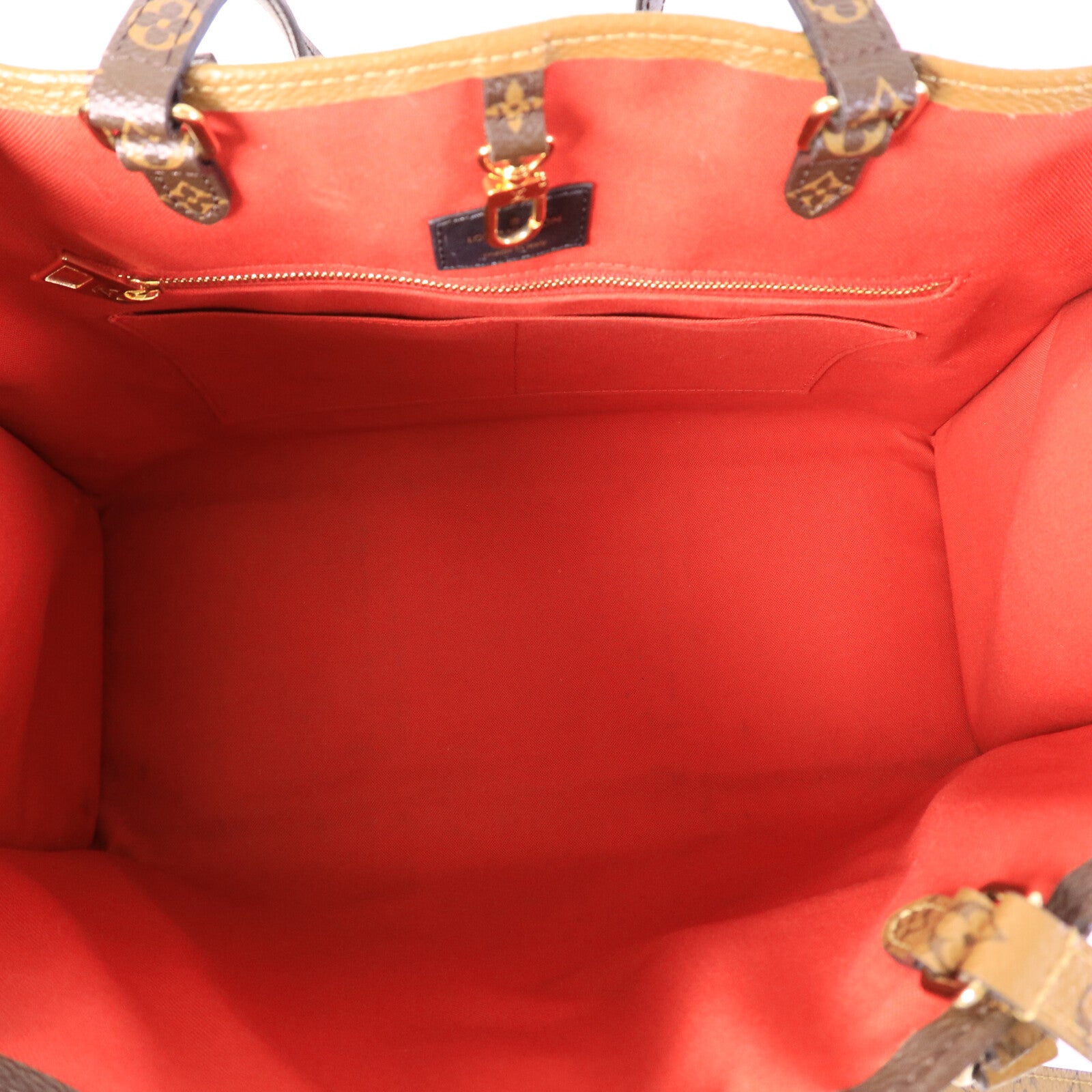 LOUIS VUITTON Monogram Giant OnTheGo GM金扣手挽肩背兩用袋