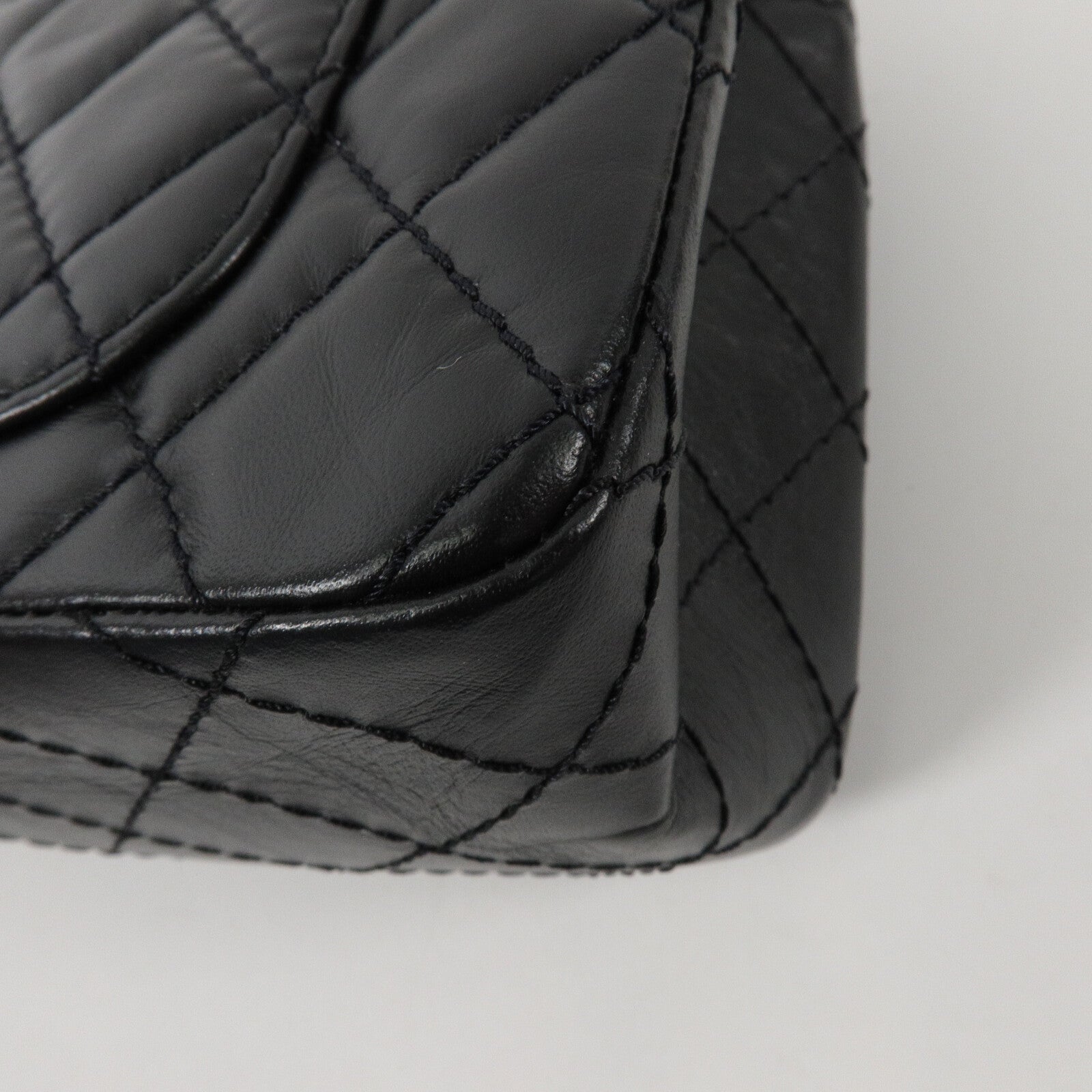 CHANEL 牛皮皮革Mini 2.55鏈帶肩背袋