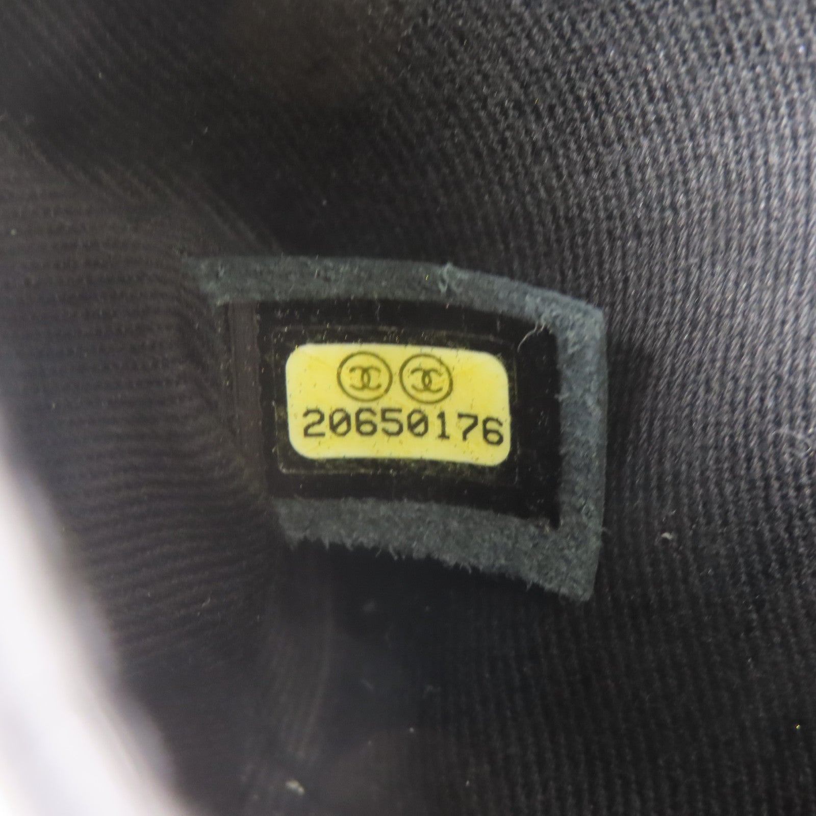CHANEL 皮革2 Way Shoulder銀扣鏈帶肩背袋黑色