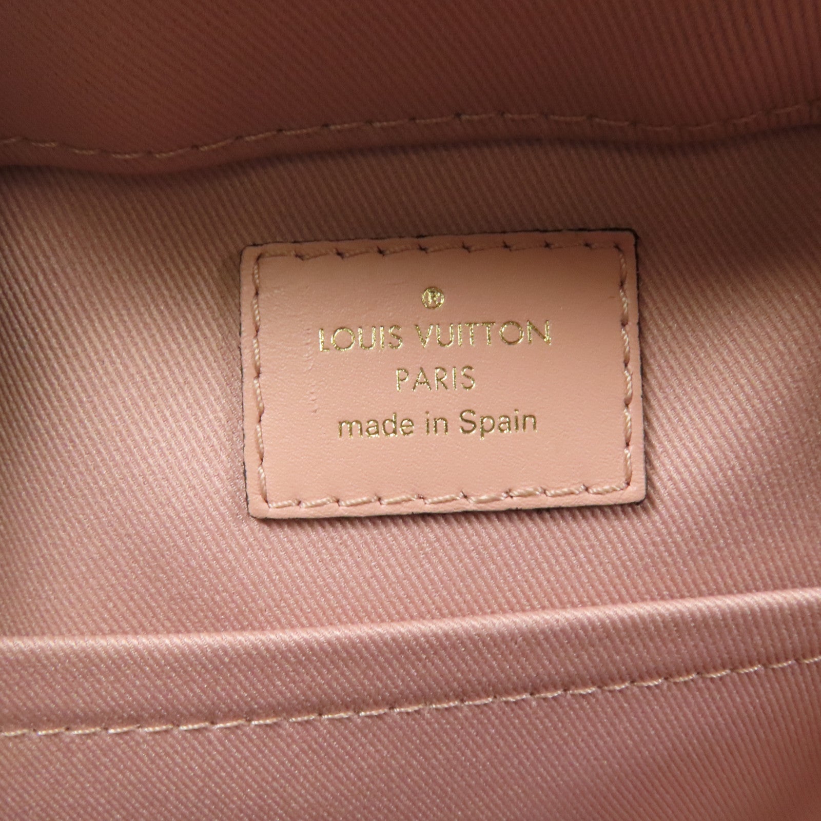 LOUIS VUITTON Monogram Saintonge金扣手挽肩背兩用袋