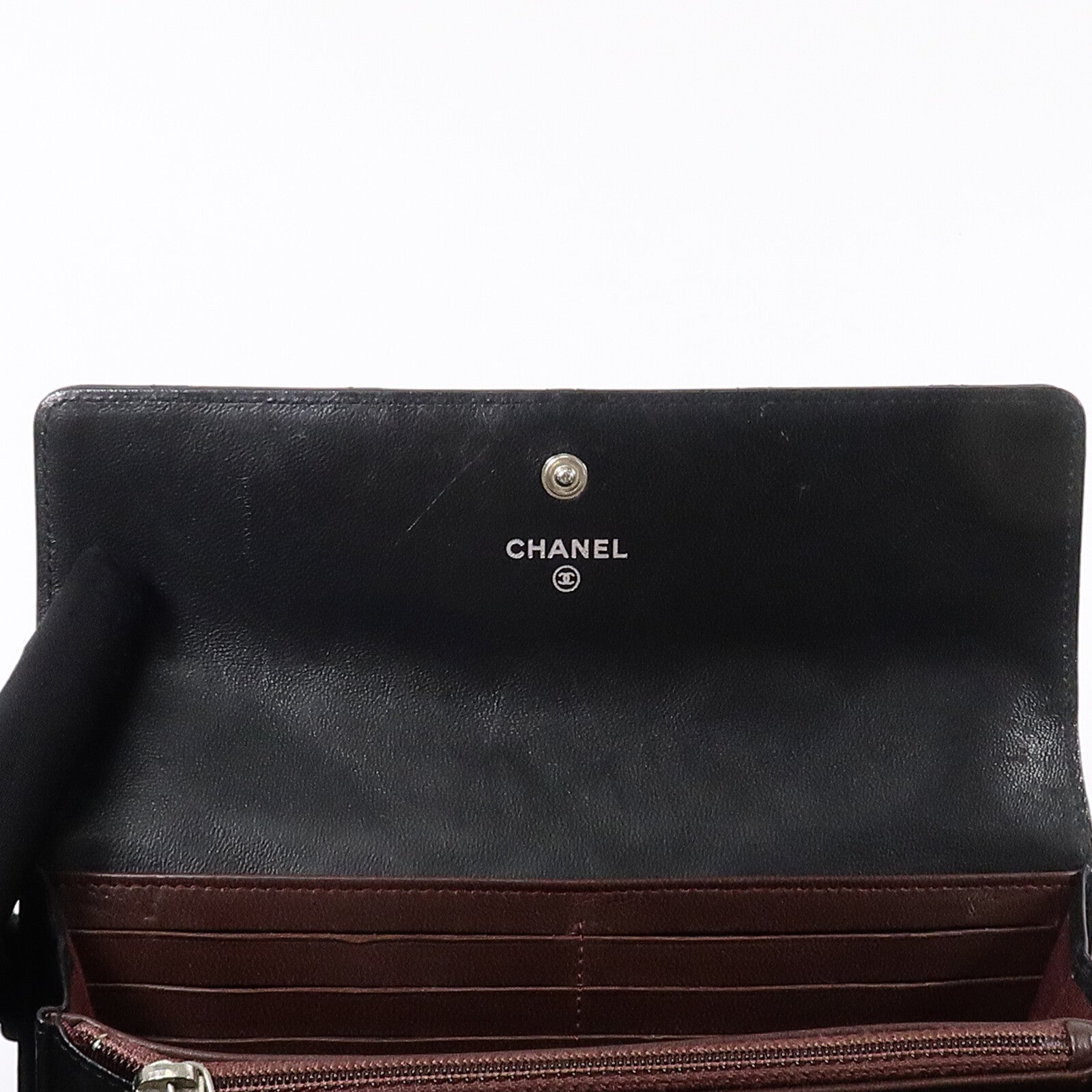CHANEL 羊皮皮革Classic Flap長錢包