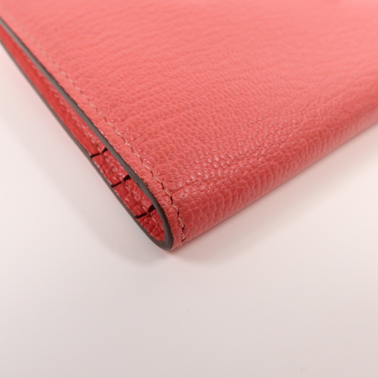 HERMES Chevre皮革Bearn Wallet銀扣長錢包