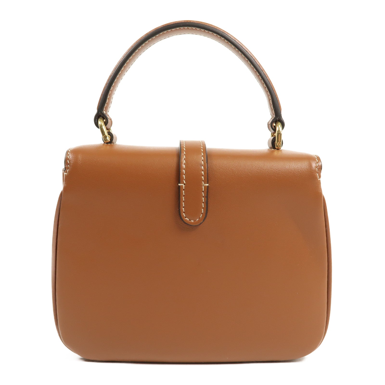 CELINE 牛皮皮革Mini Tabou金扣手挽肩背兩用袋