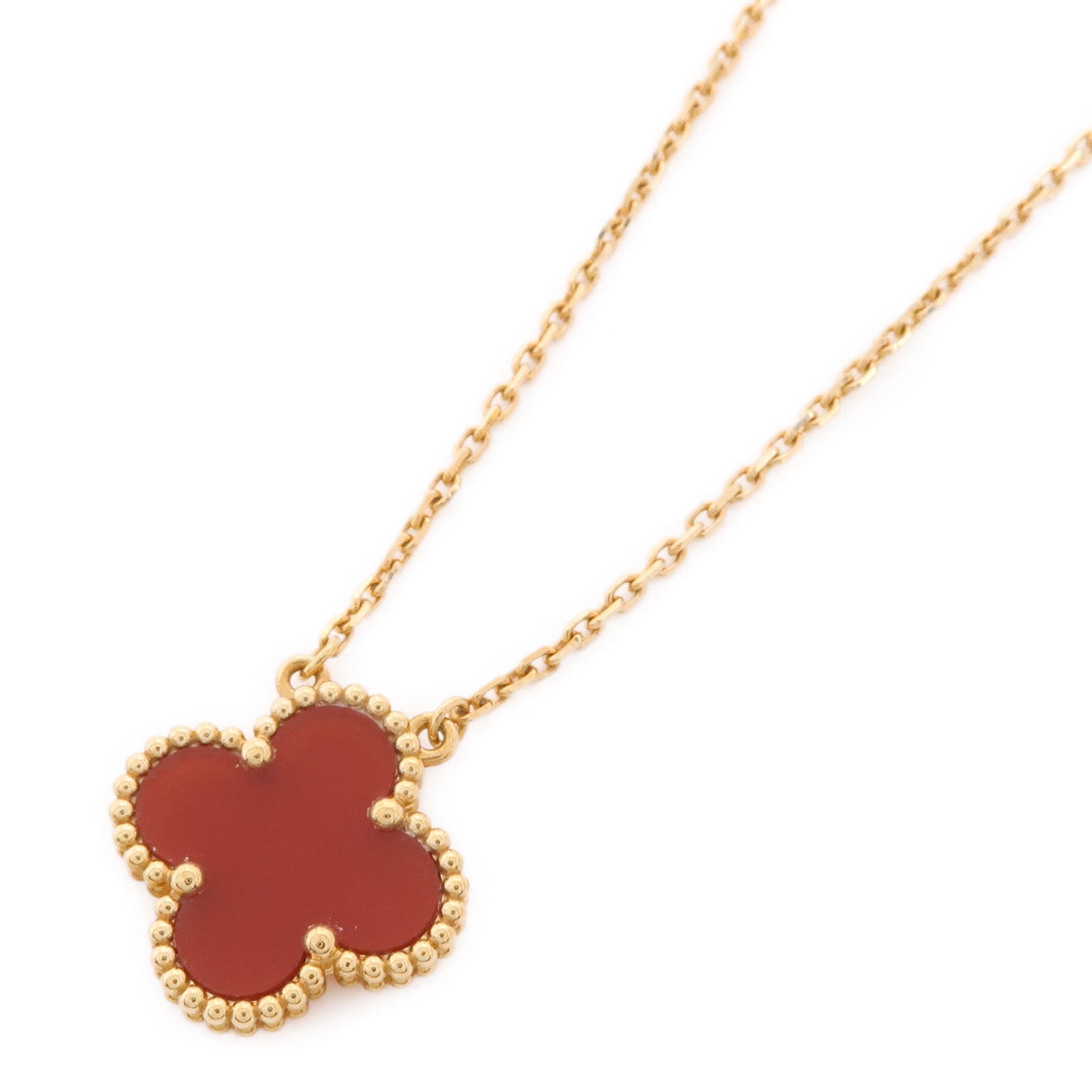 Van Cleef & Arpels 18K黃金Vintage Alhambra項鍊