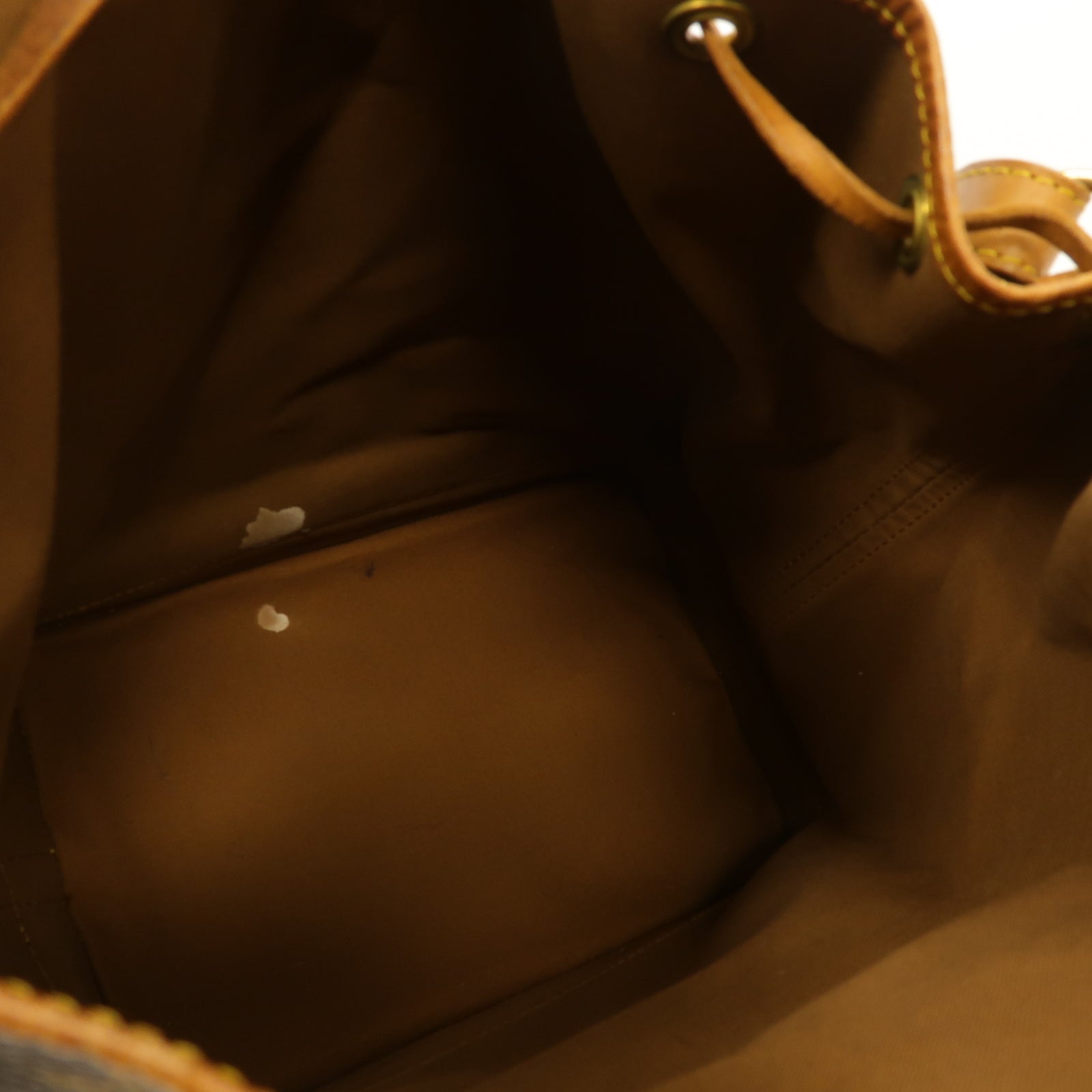 LOUIS VUITTON Monogram Noe金扣肩背袋棕色
