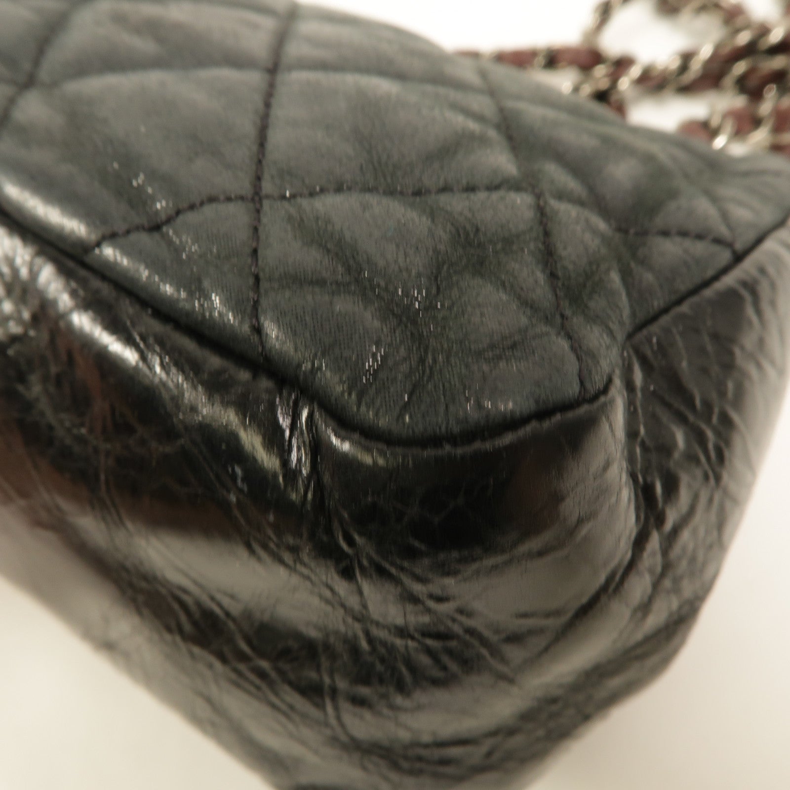 CHANEL 牛皮皮革In The Mix Flap鏈帶肩背袋