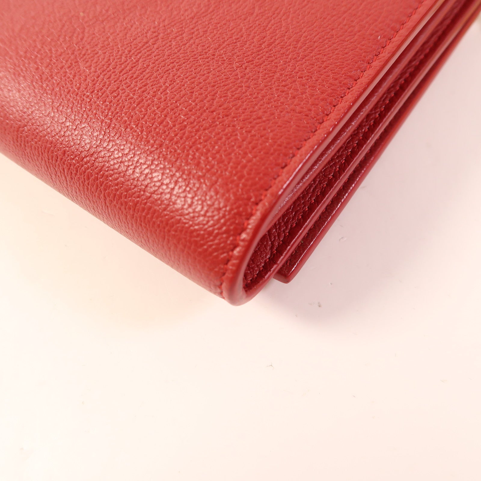 SAINT LAURENT 牛皮皮革Belle De Jour Wallet On Chain金扣鏈帶肩背袋