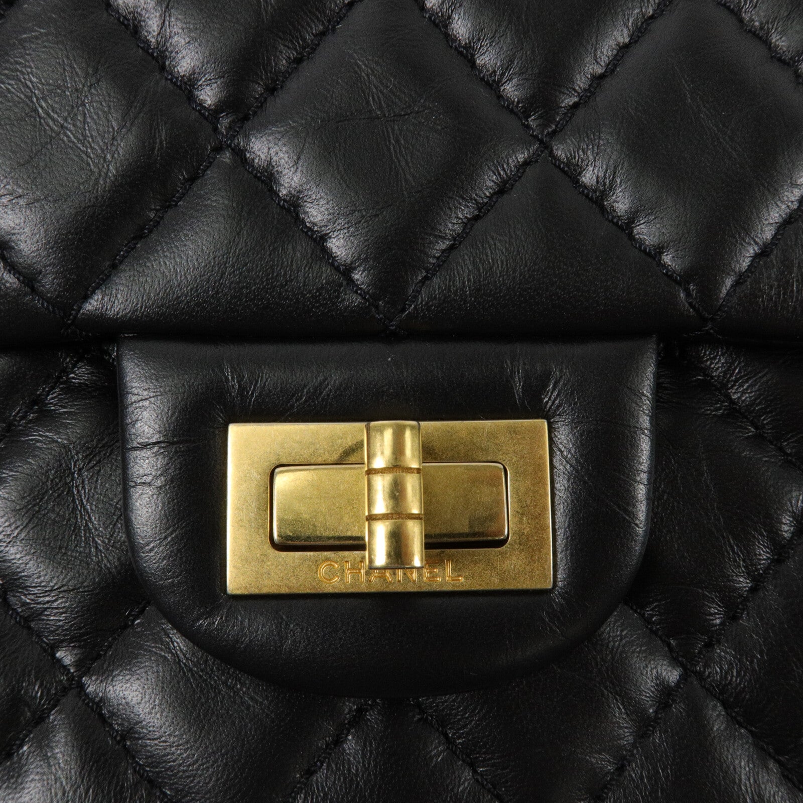 CHANEL 牛皮皮革Mini 2.55鏈帶肩背袋