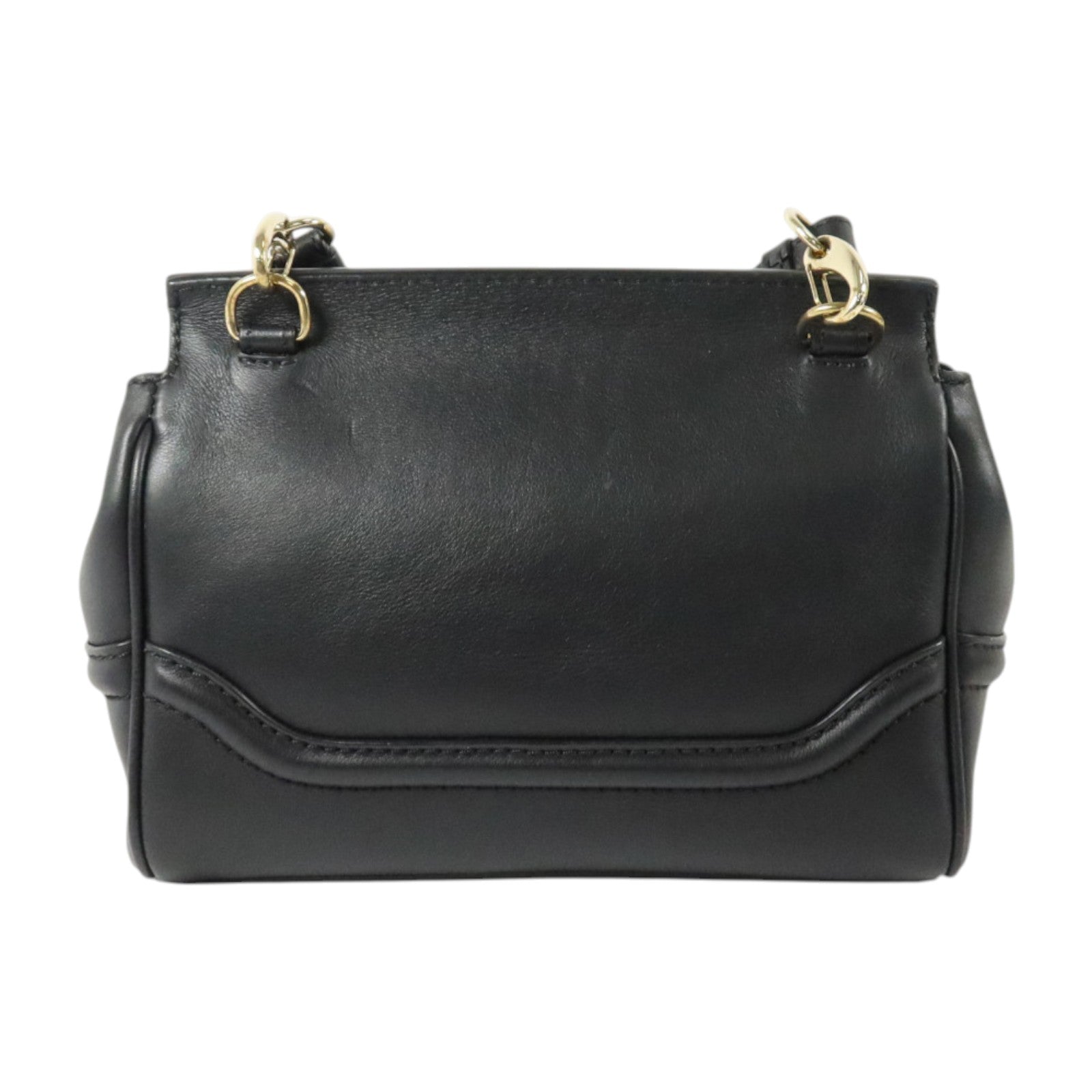 VERSACE 牛皮皮革Medusa Shoulder金扣肩背袋