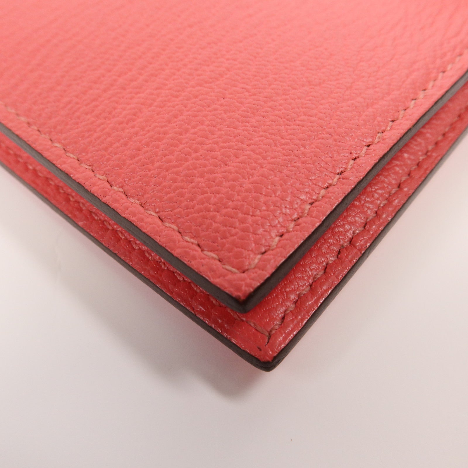 HERMES Chevre皮革Bearn Wallet銀扣長錢包