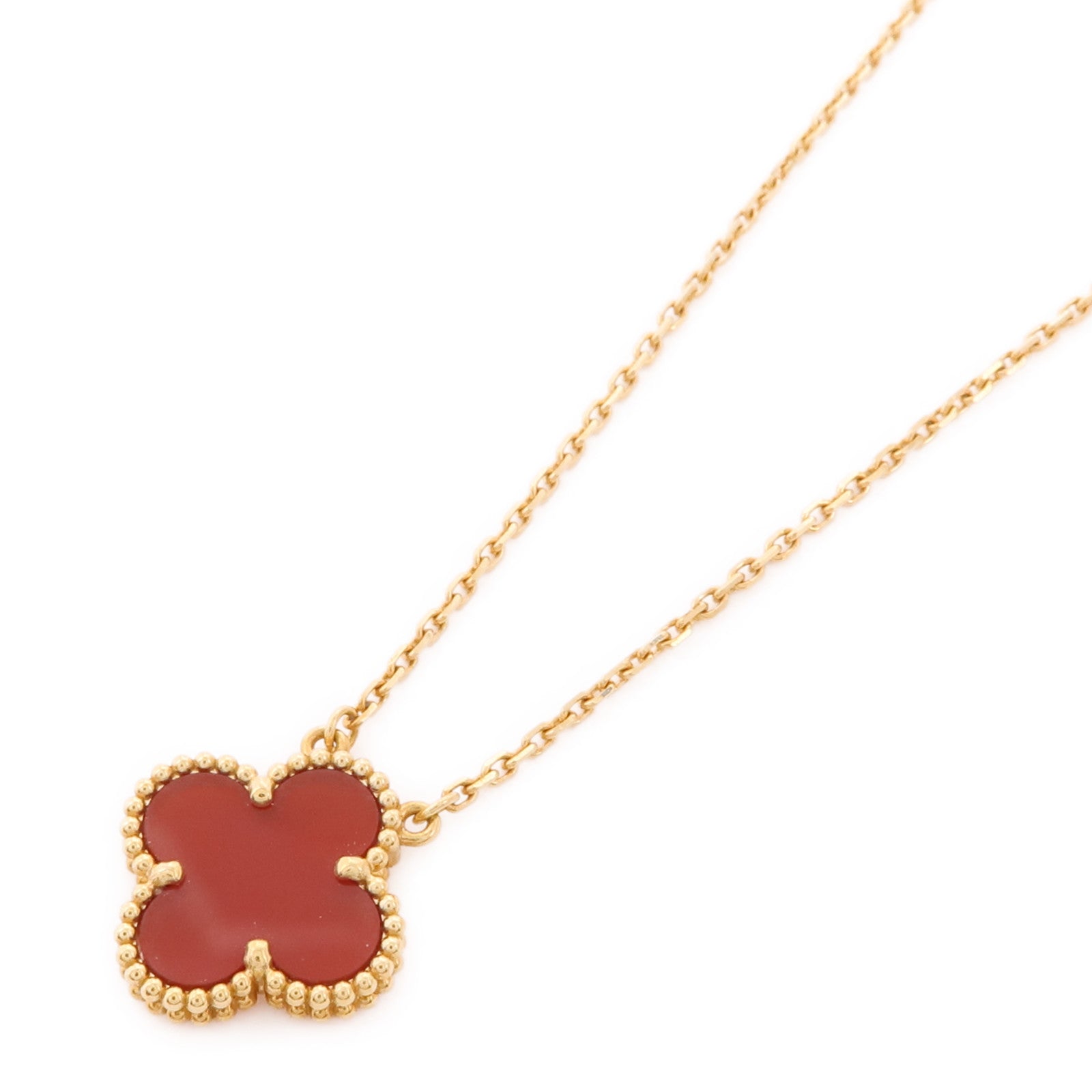 Van Cleef & Arpels 18K黃金Vintage Alhambra項鍊