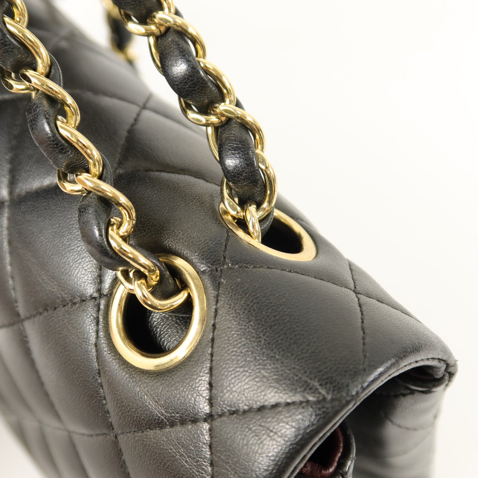 CHANEL 羊皮皮革Classic 25鏈帶肩背袋