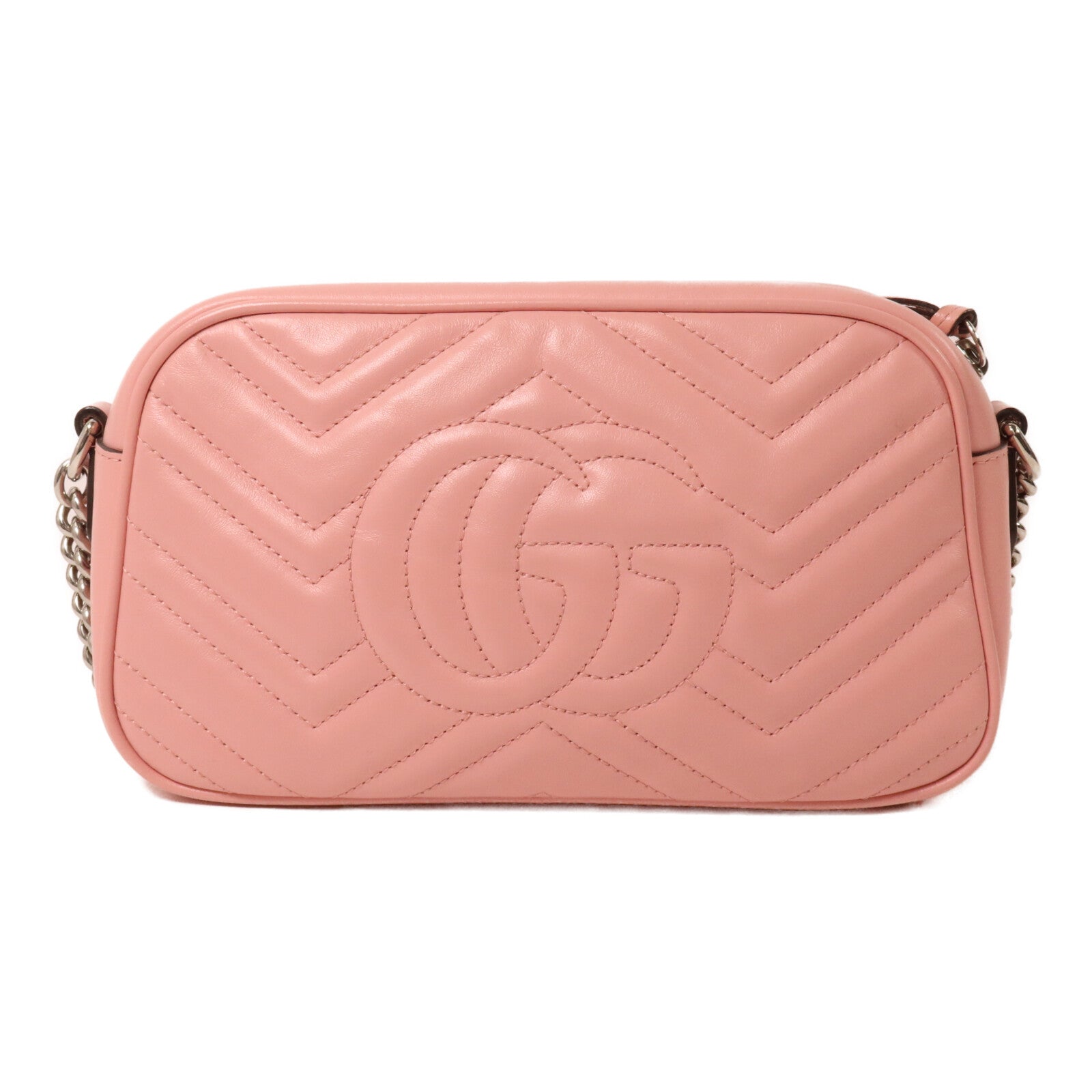 GUCCI 牛皮皮革GG Marmont Small鏈帶肩背袋