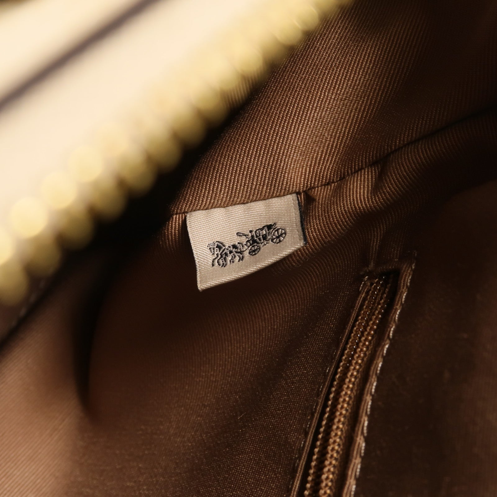 COACH 牛皮皮革2 Way Shoulder Bag手挽肩背兩用袋
