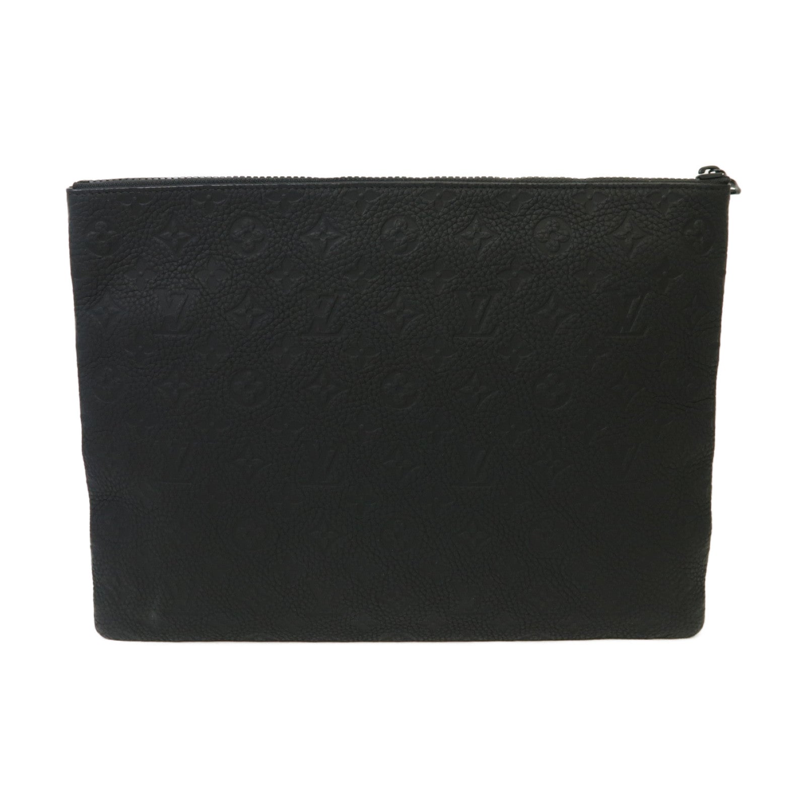 LOUIS VUITTON 【激減優惠】Taurillon Monogram Pochette A4手拿包黑色