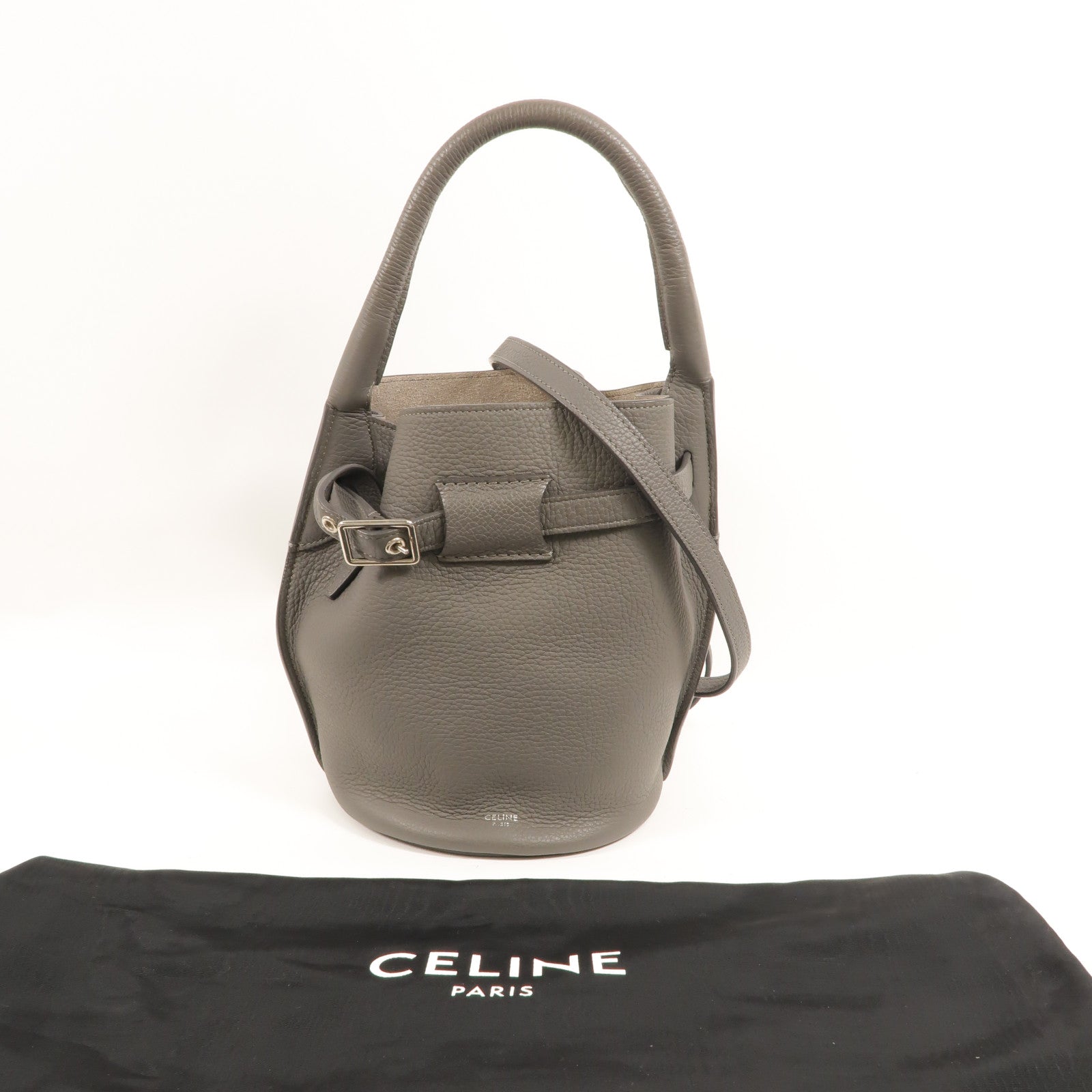 CELINE 牛皮皮革Nano Bucket手挽肩背兩用袋