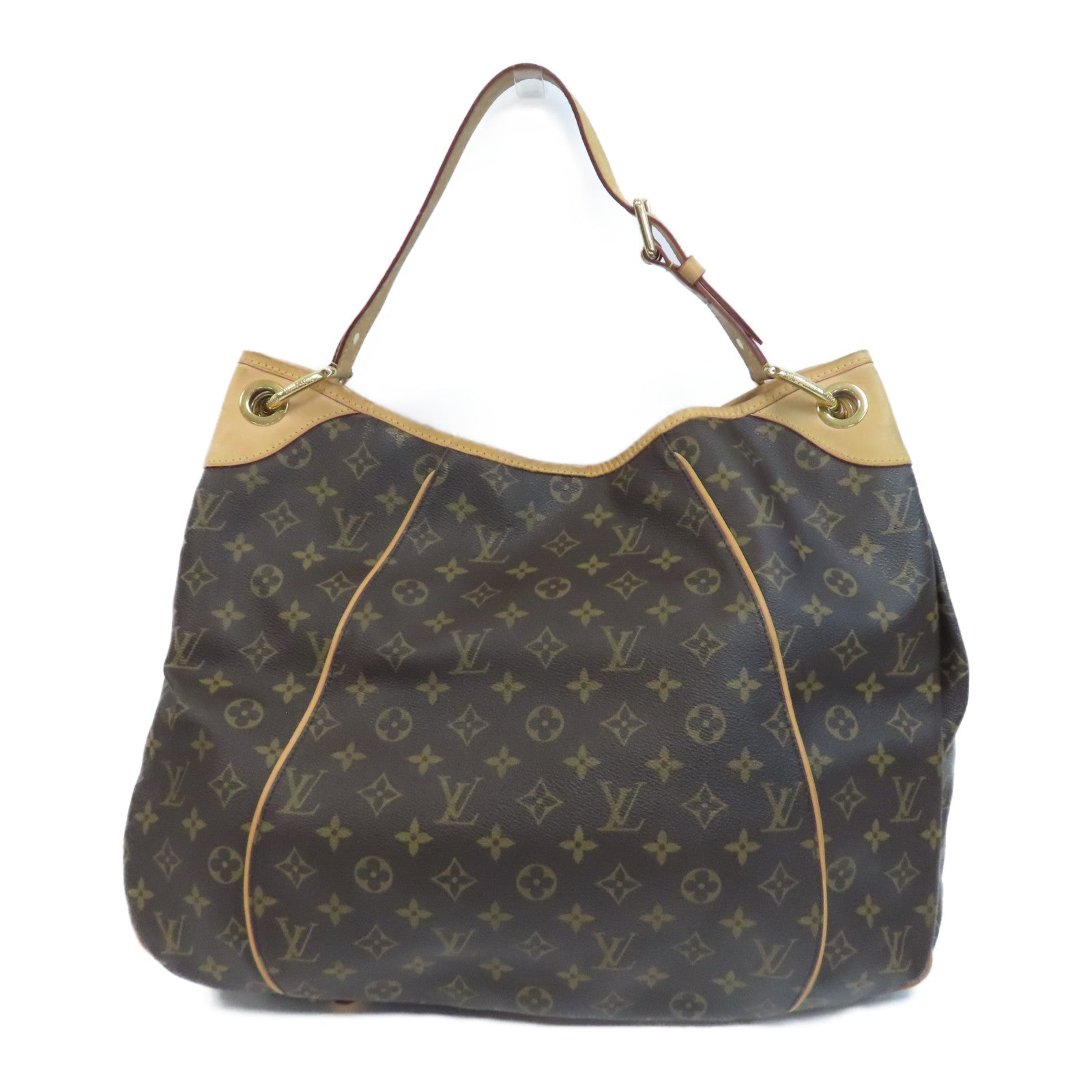 LOUIS VUITTON 【激減優惠】Monogram Galliera PM金扣肩背袋啡色