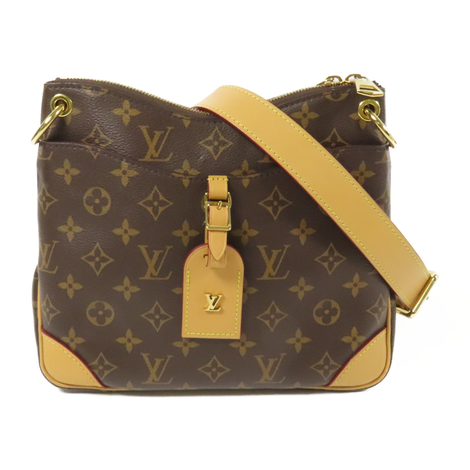 LOUIS VUITTON Monogram Odeon PM金扣手挽袋