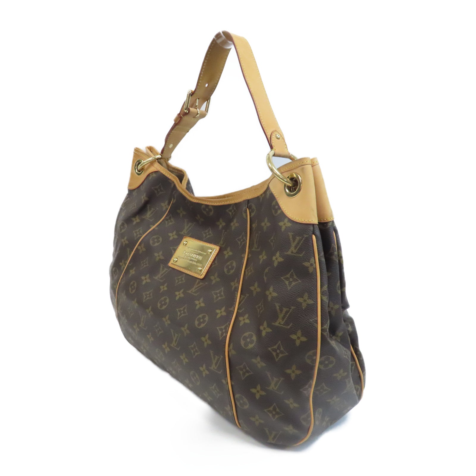 LOUIS VUITTON 【激減優惠】Monogram Galliera PM金扣肩背袋啡色