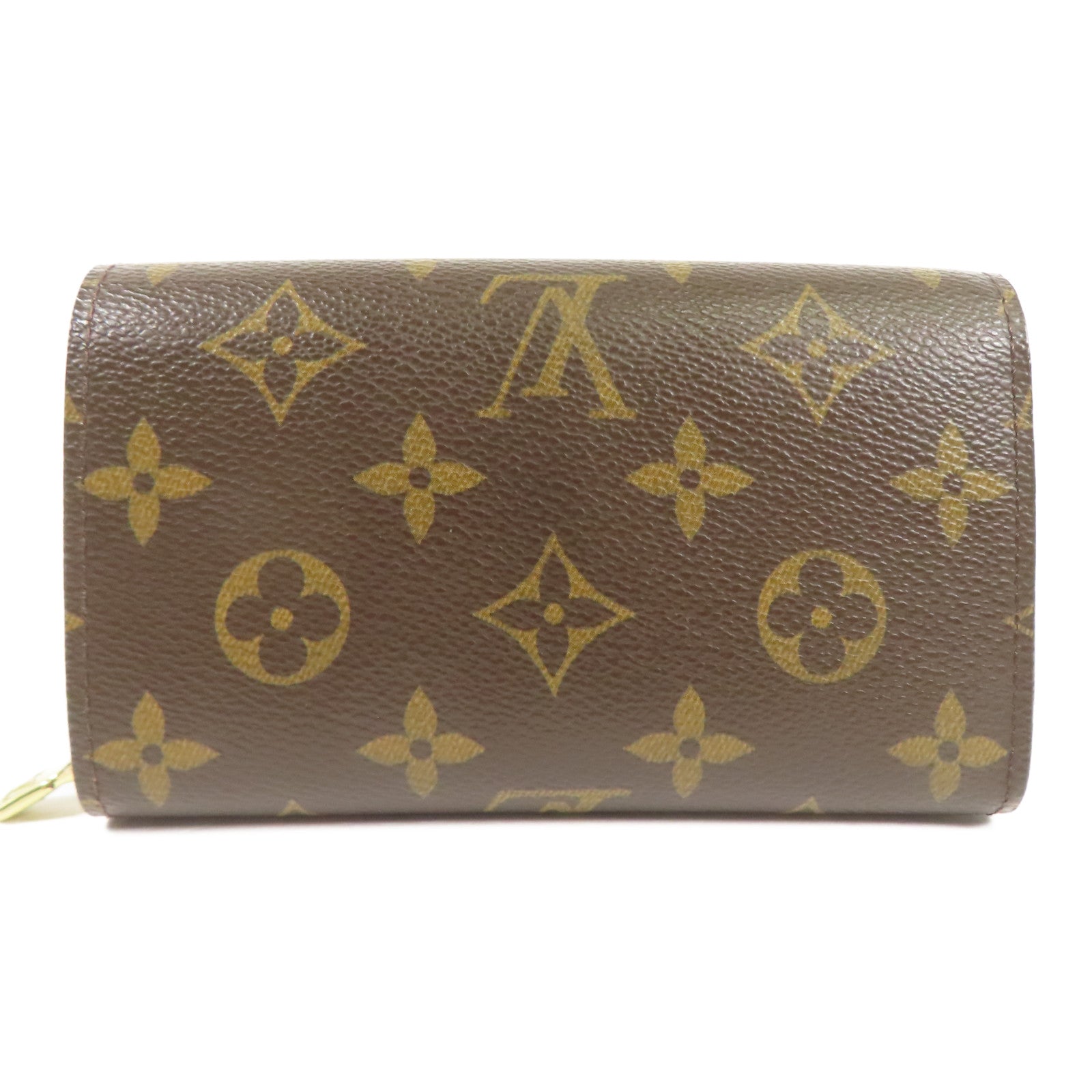 LOUIS VUITTON Monogram Porte Monnaie Tresor金扣錢包